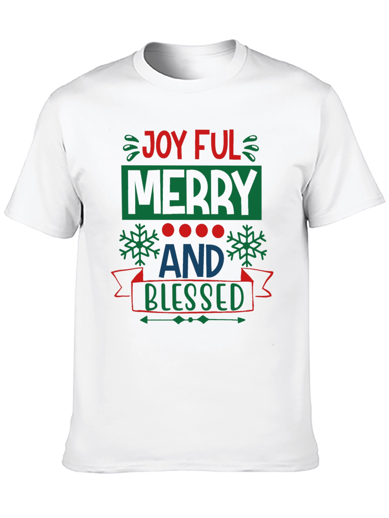 Joyful Merry & Blessed Holiday T-Shirt