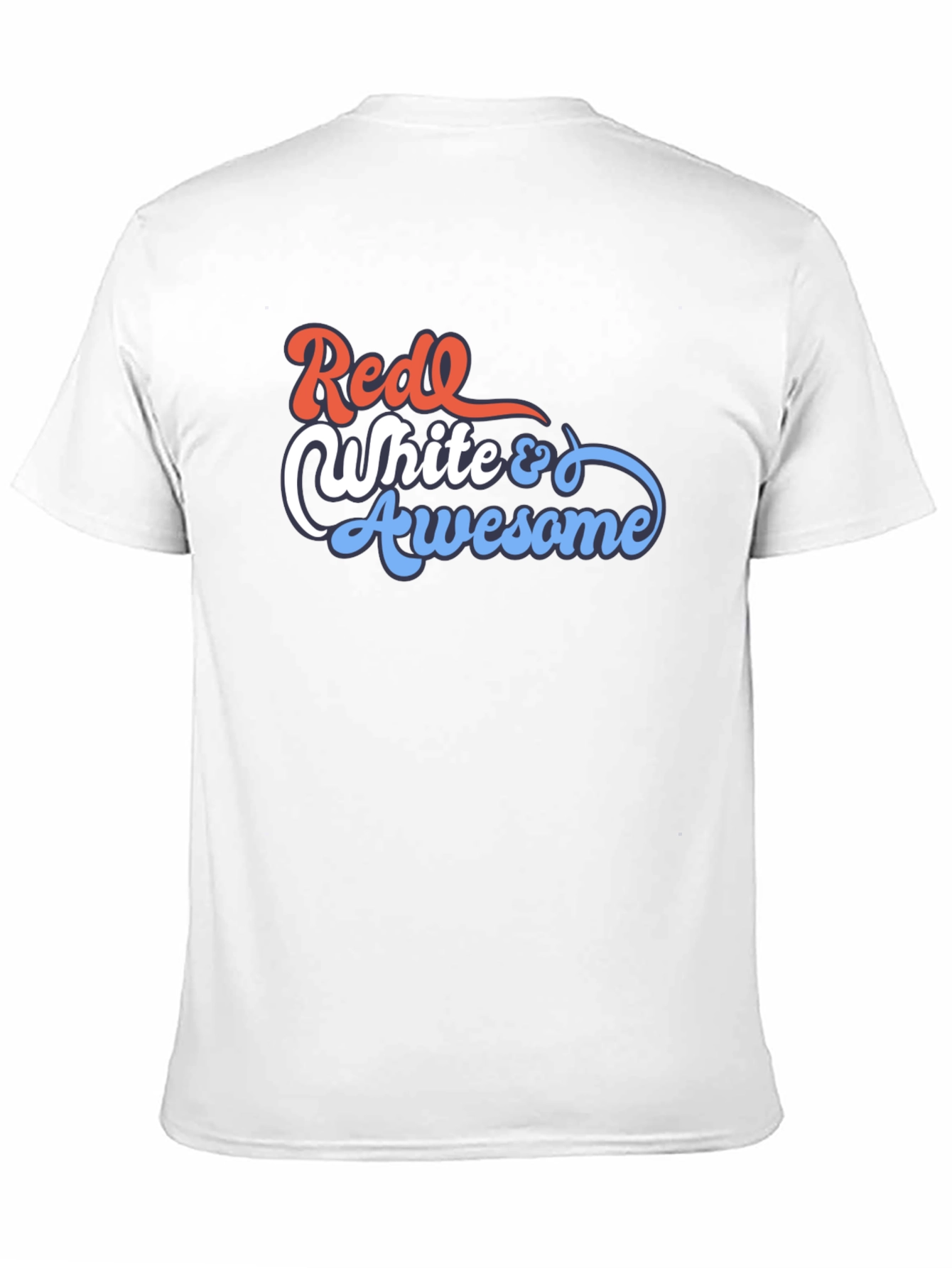 Red White & Awesome Graphic Tee