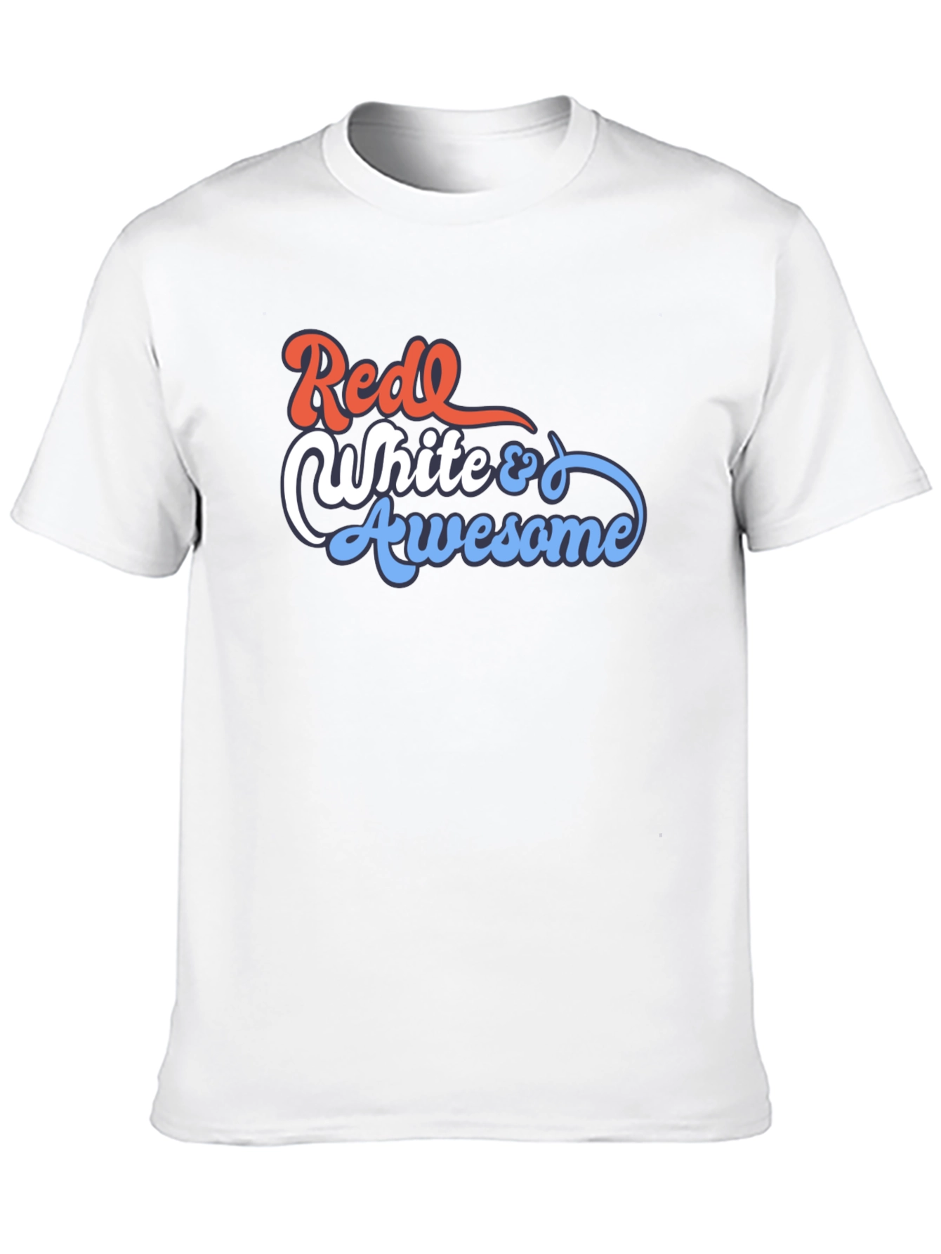 Red White & Awesome Graphic Tee