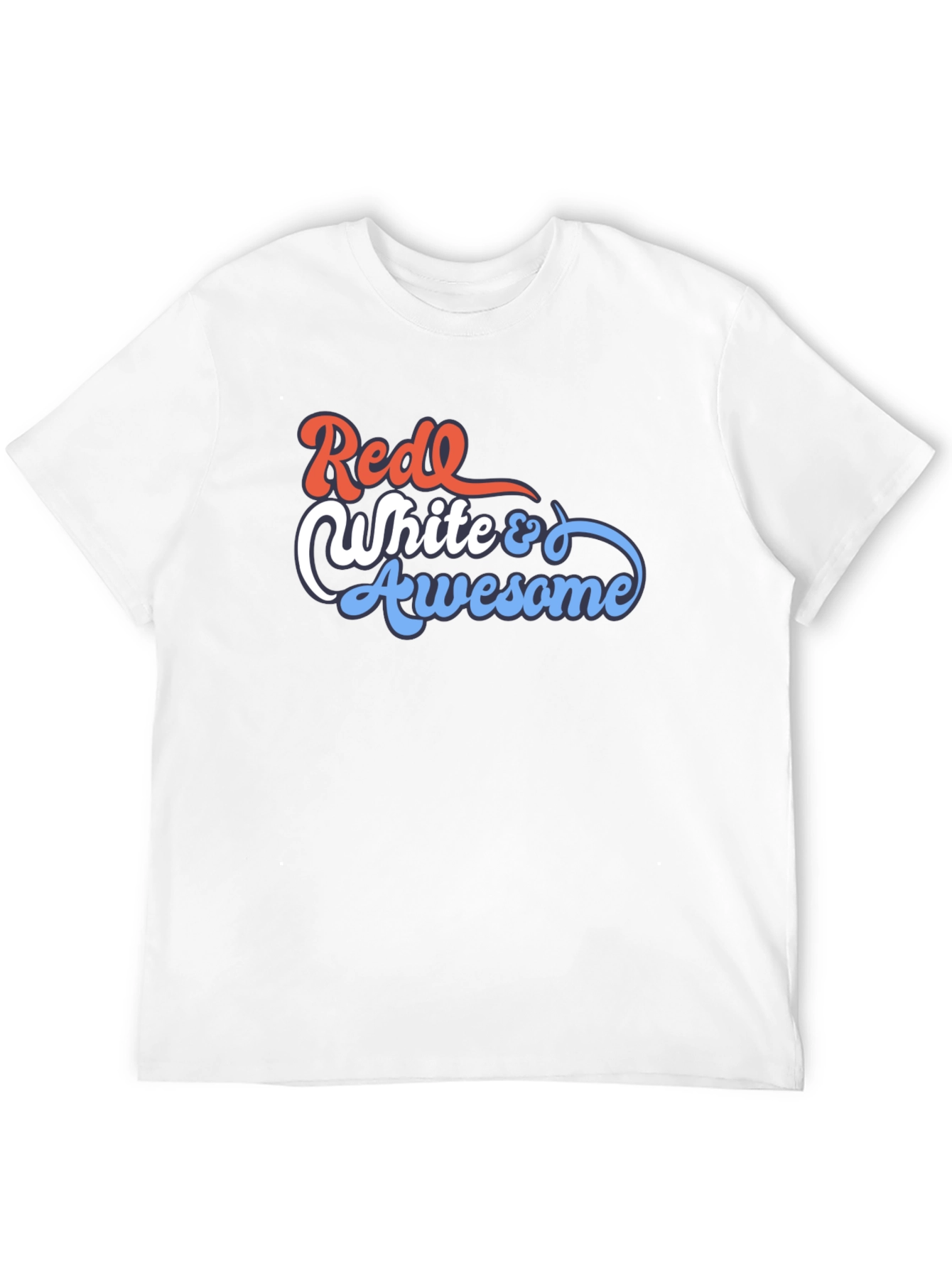 Red White & Awesome Graphic Tee