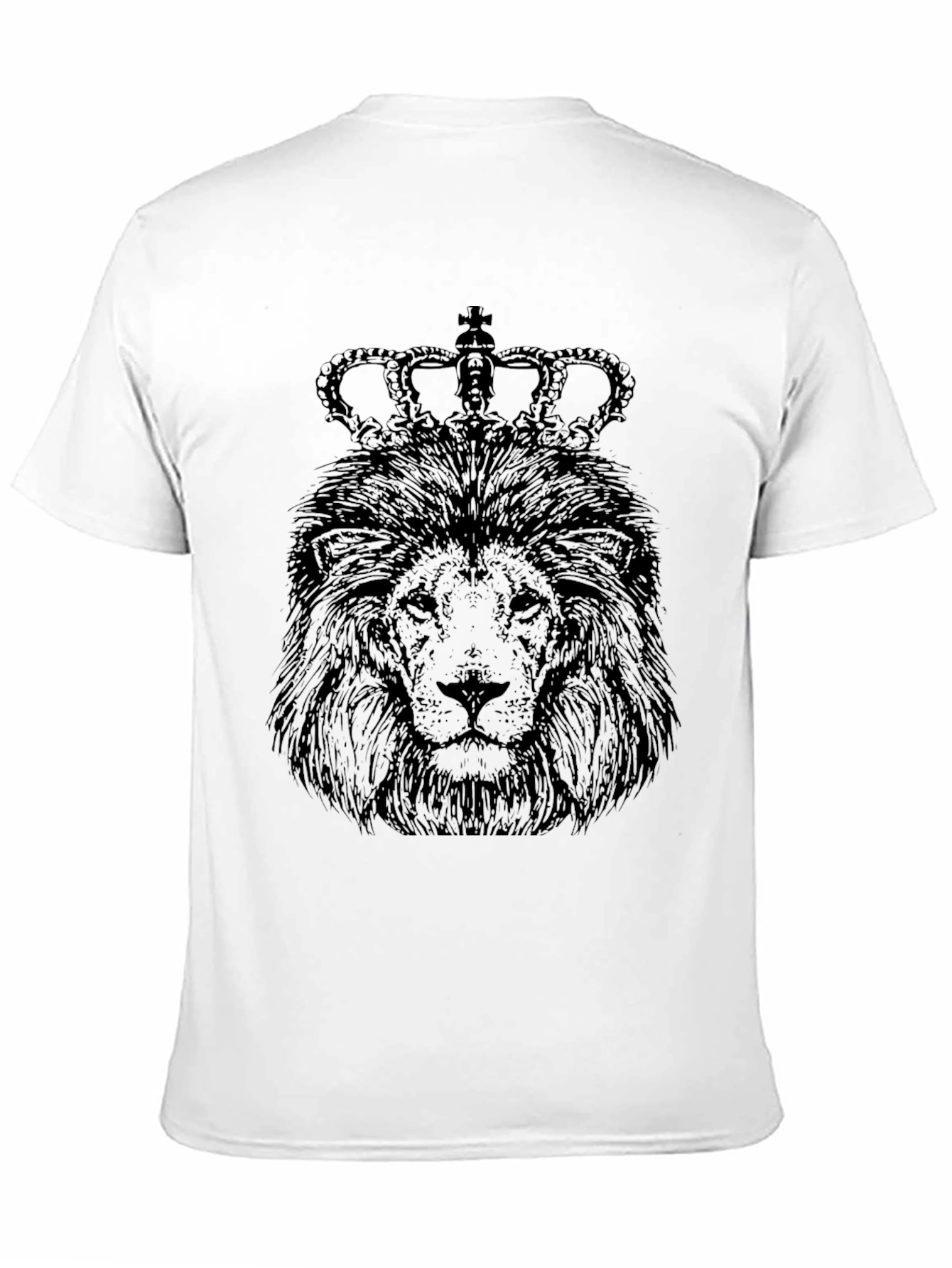 Lion King Graphic Tee - Black Crew Neck