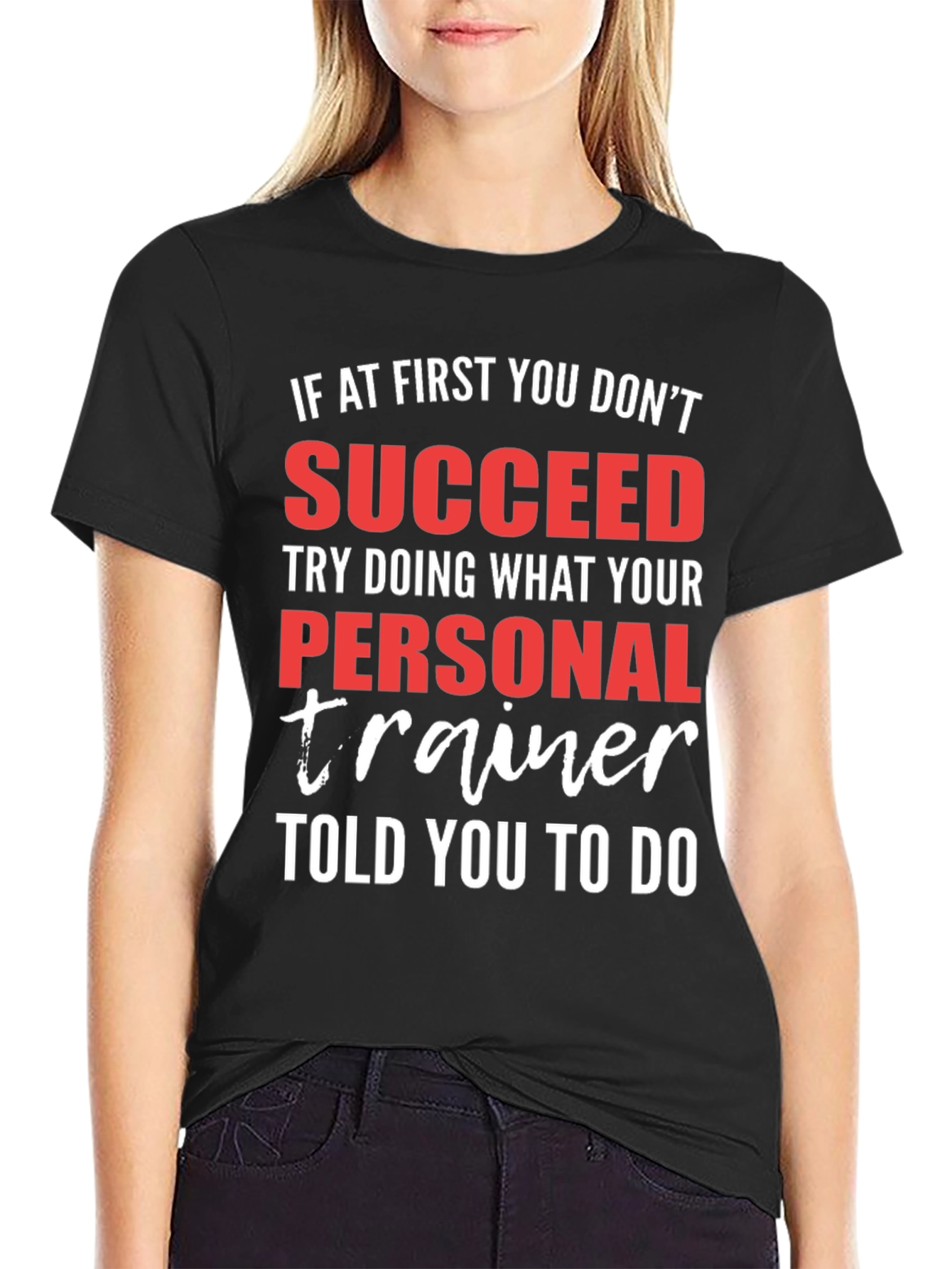 Personal Trainer Gym T-Shirt - Motivational Fitness Tee