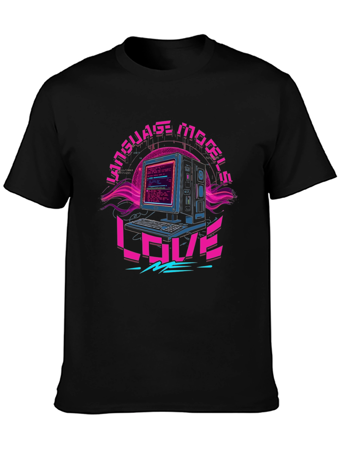 Language Models Love Me Retro T-Shirt