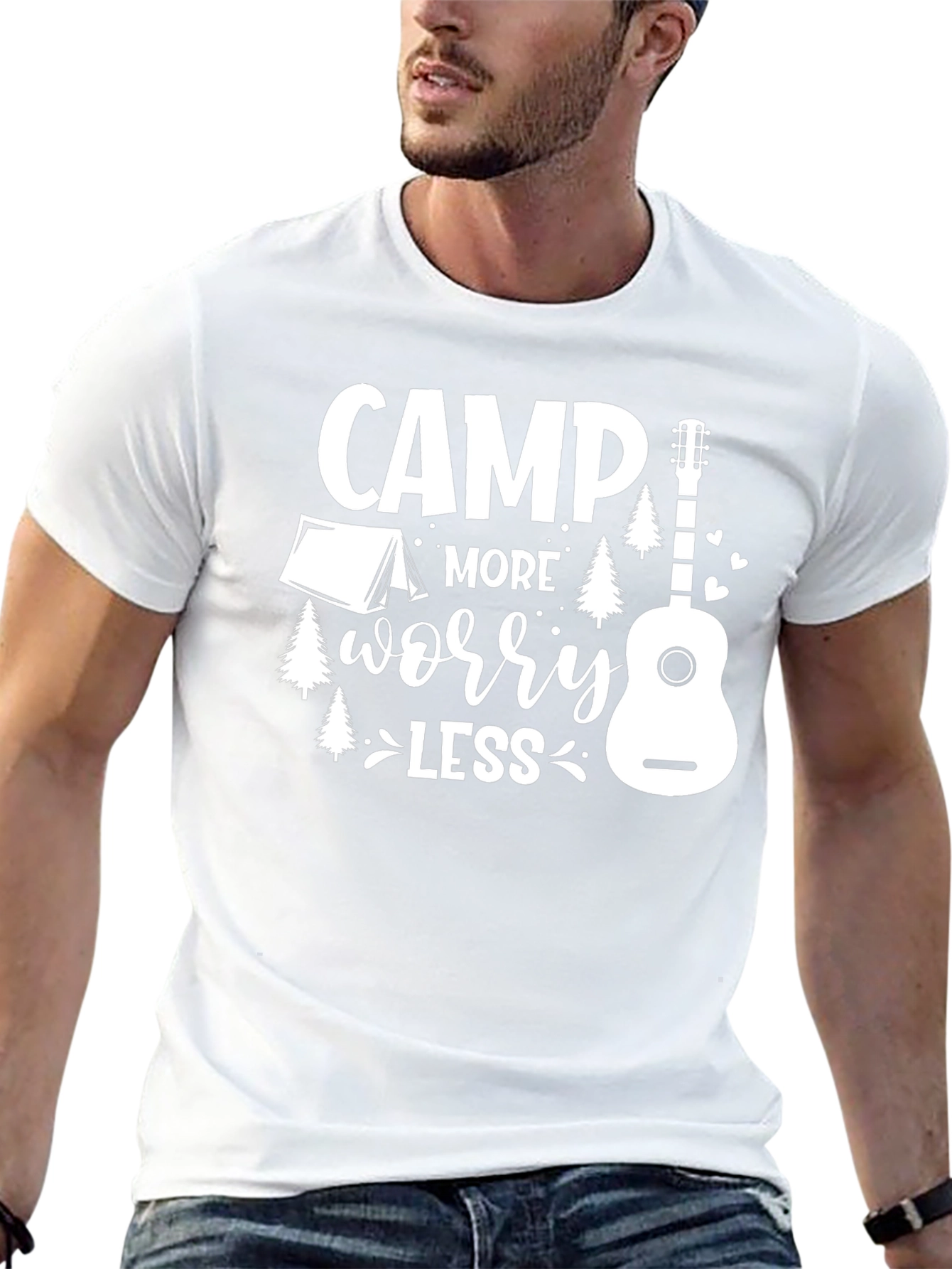 Camp More Worry Less Graphic Tee