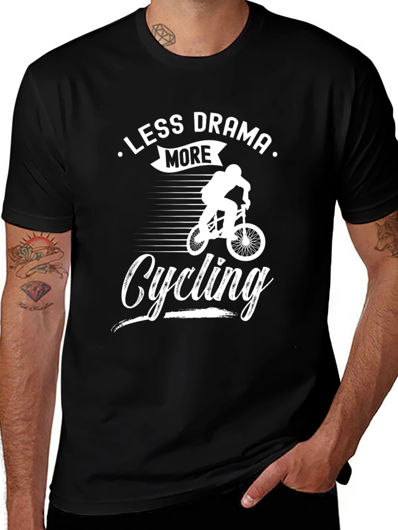 Less Drama More Cycling T-Shirt