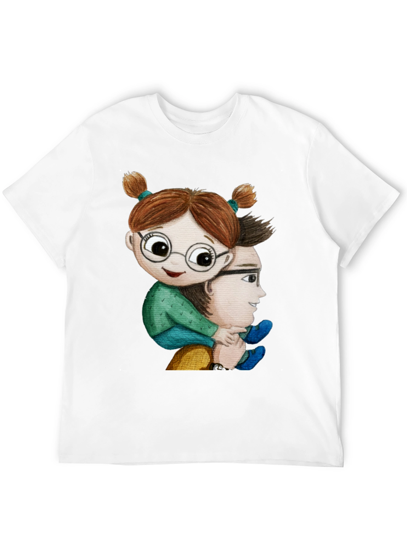 Dad & Daughter Graphic Tee - Piggyback Ride