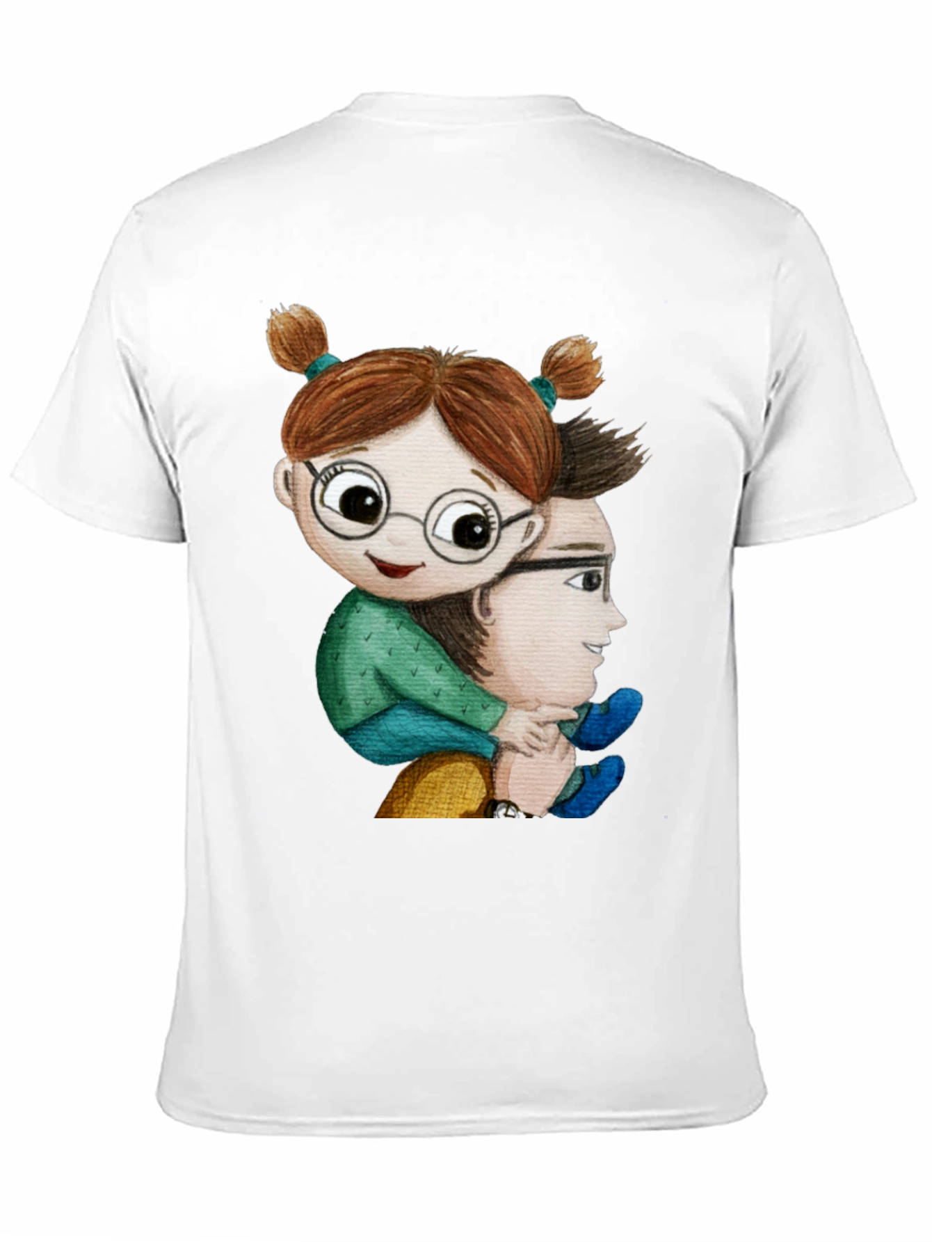Dad & Daughter Graphic Tee - Piggyback Ride