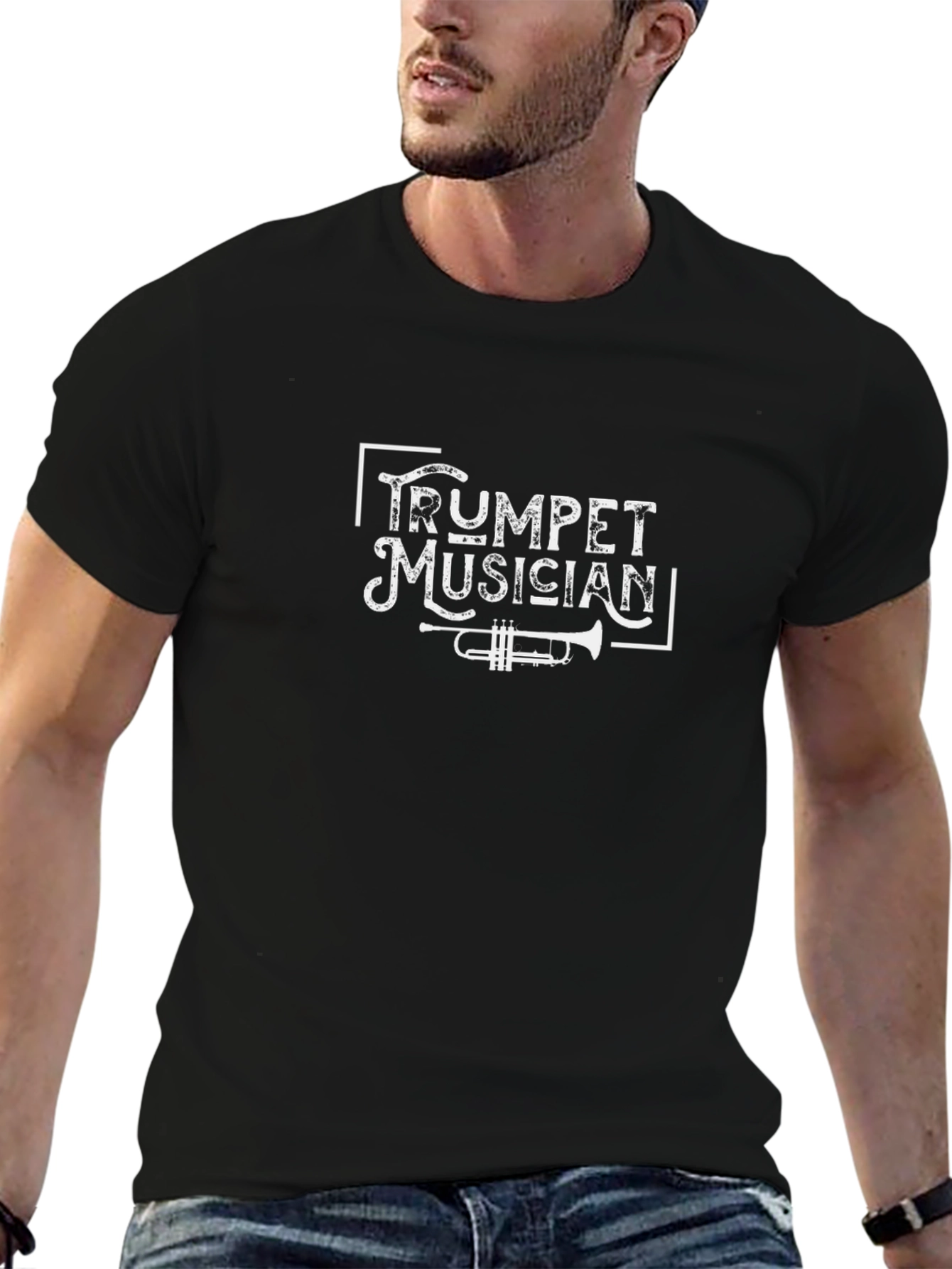 Trumpet Musician Graphic Tee