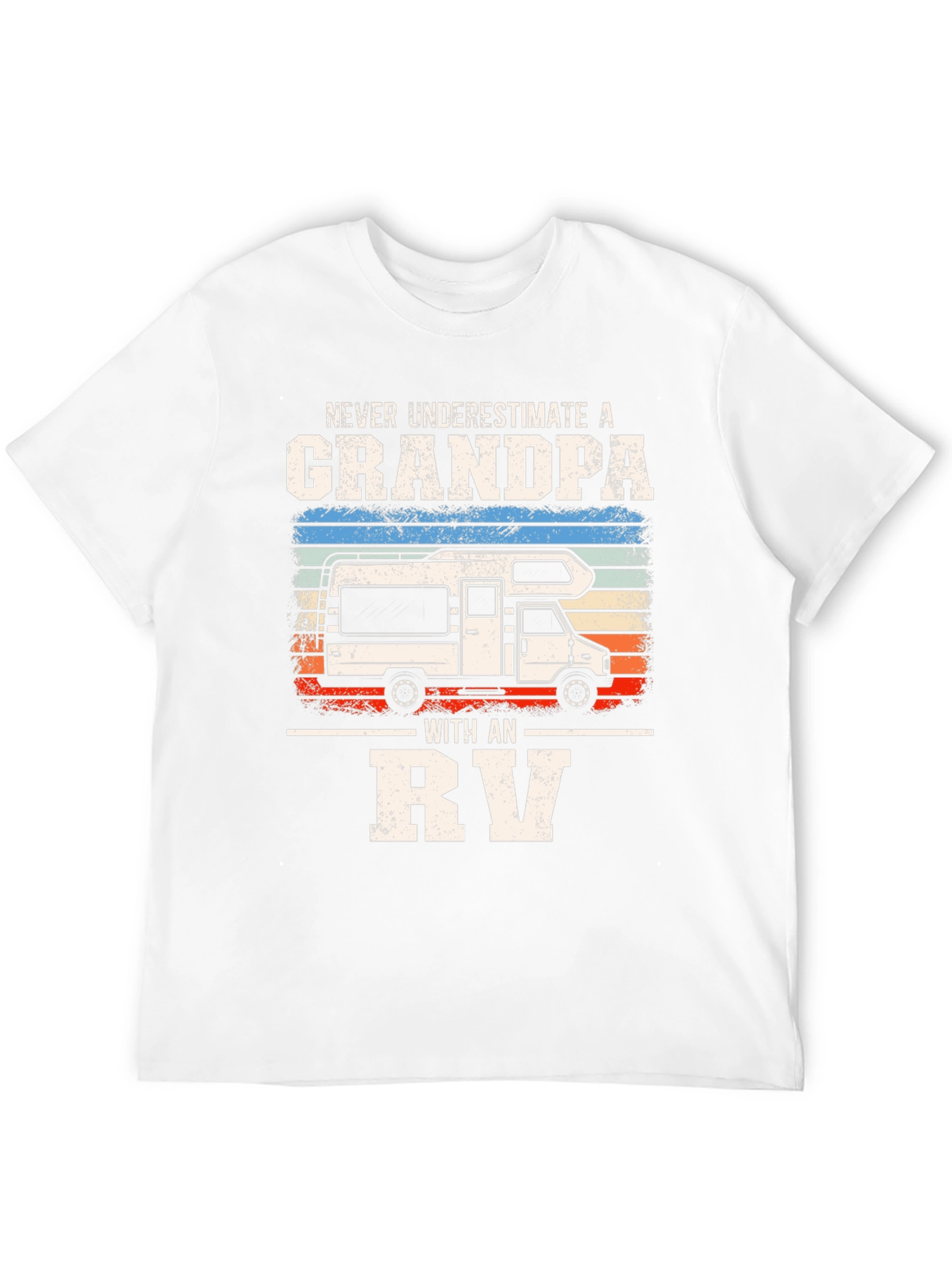 Grandpa RV T-Shirt: Never Underestimate
