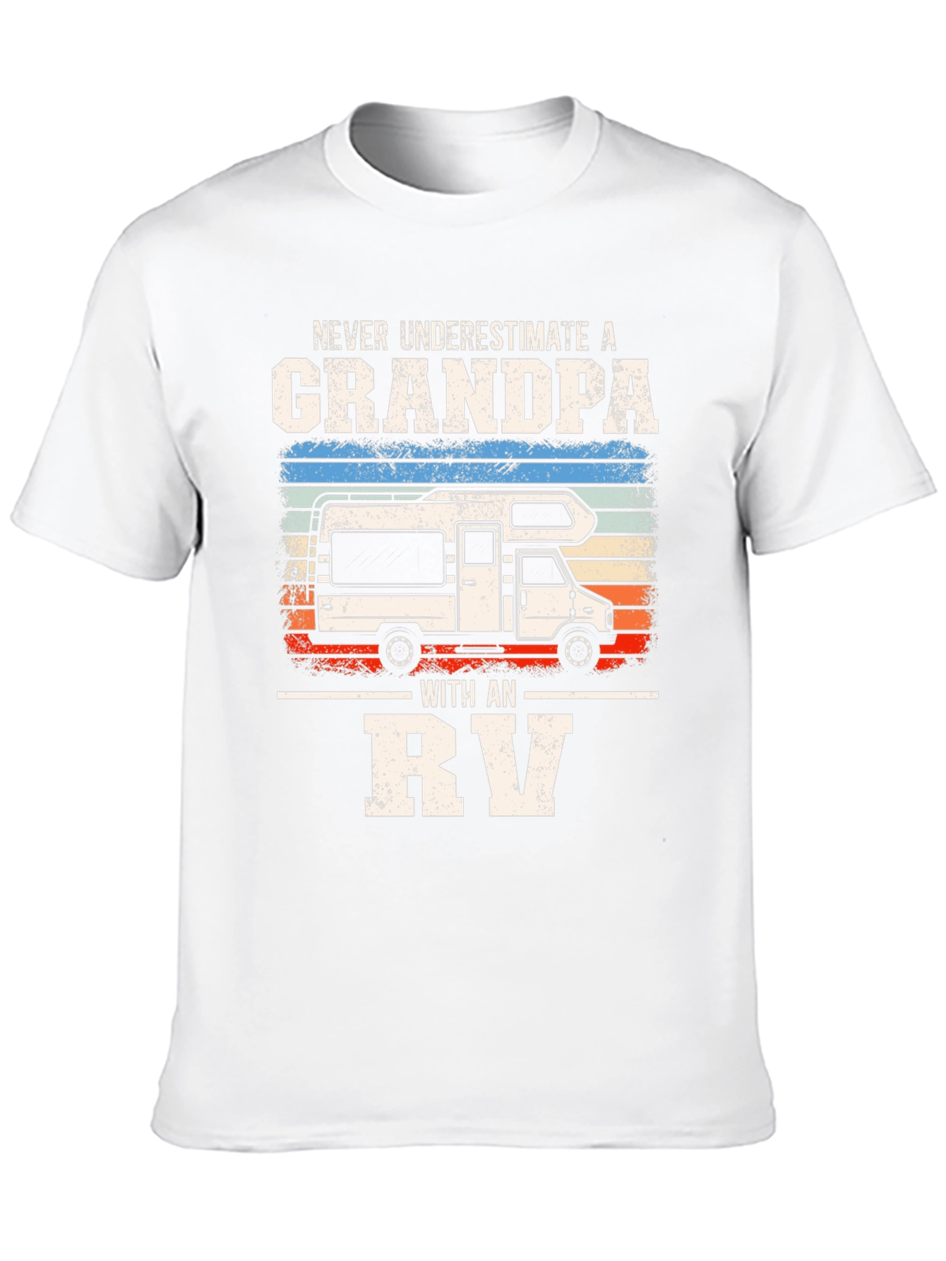Grandpa RV T-Shirt: Never Underestimate