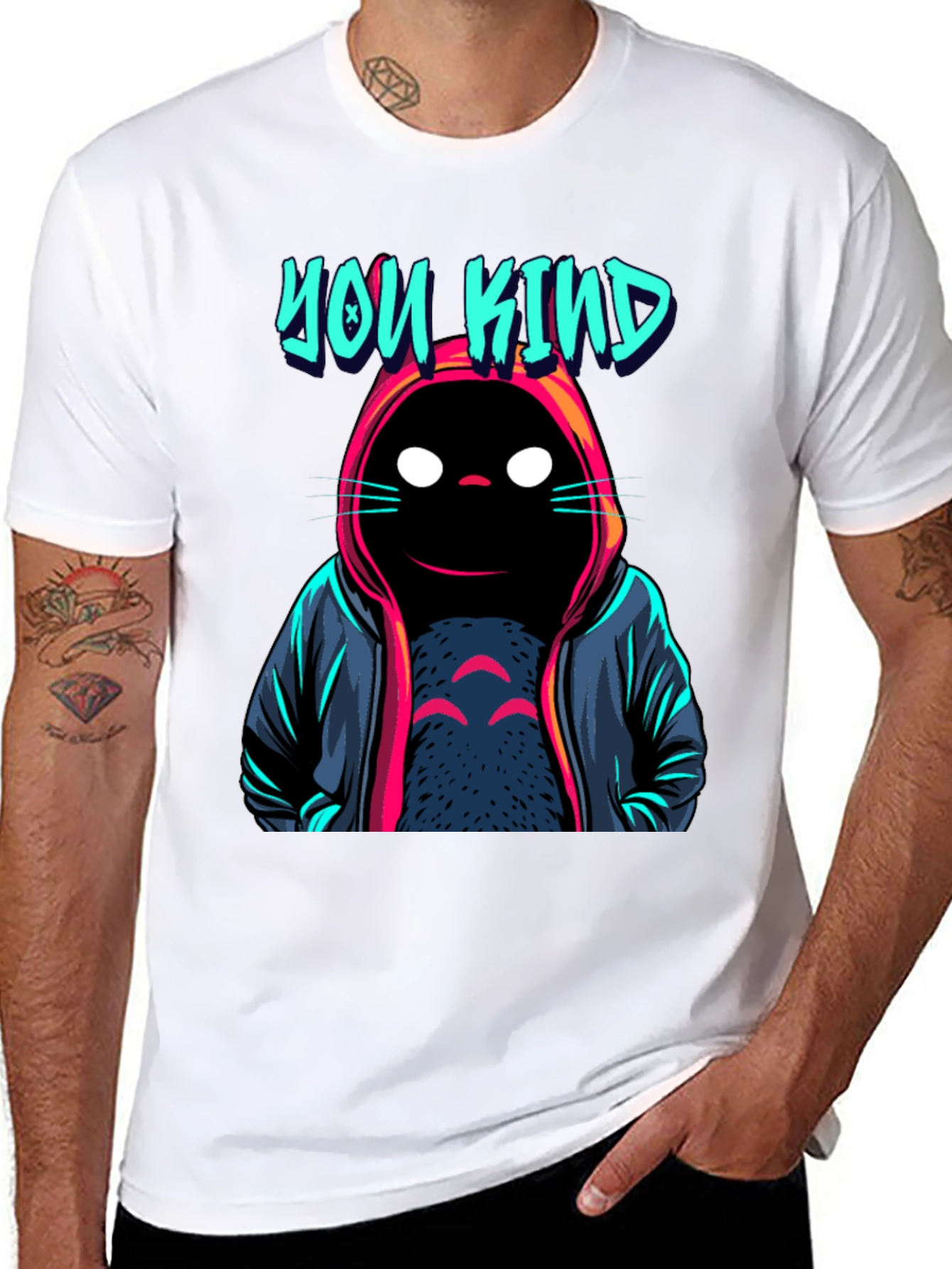You Kind Cat Hoodie T-Shirt - Unique Design