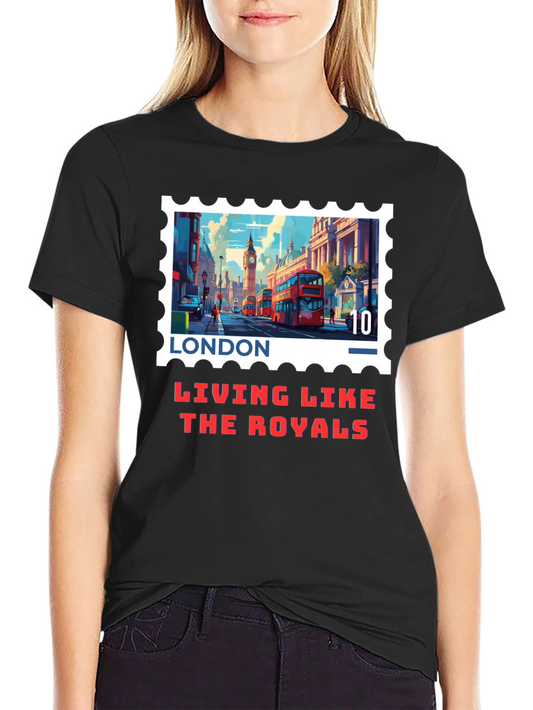 London Stamp T-Shirt - Living Like The Royals