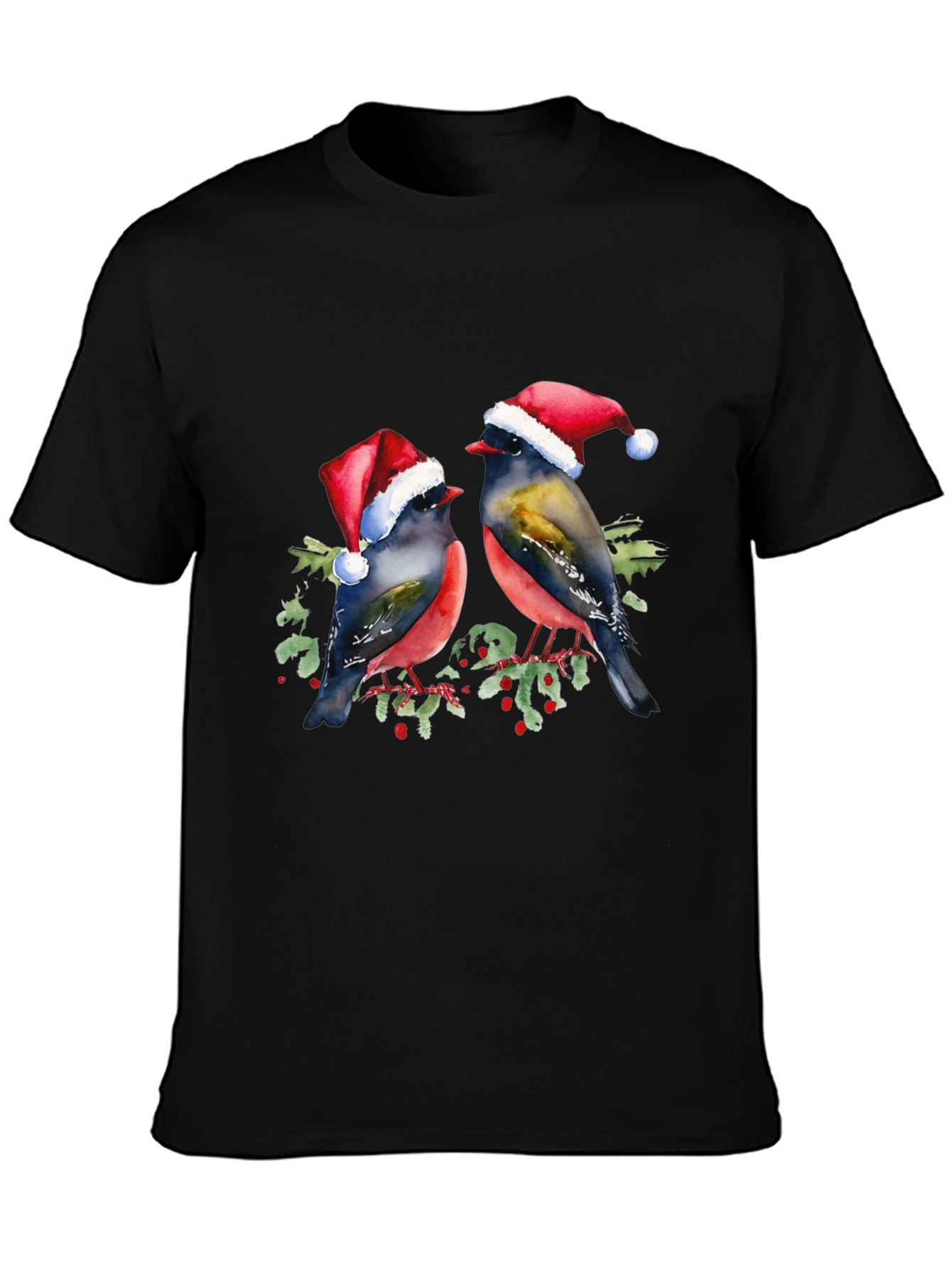 Festive Robin Holiday T-Shirt
