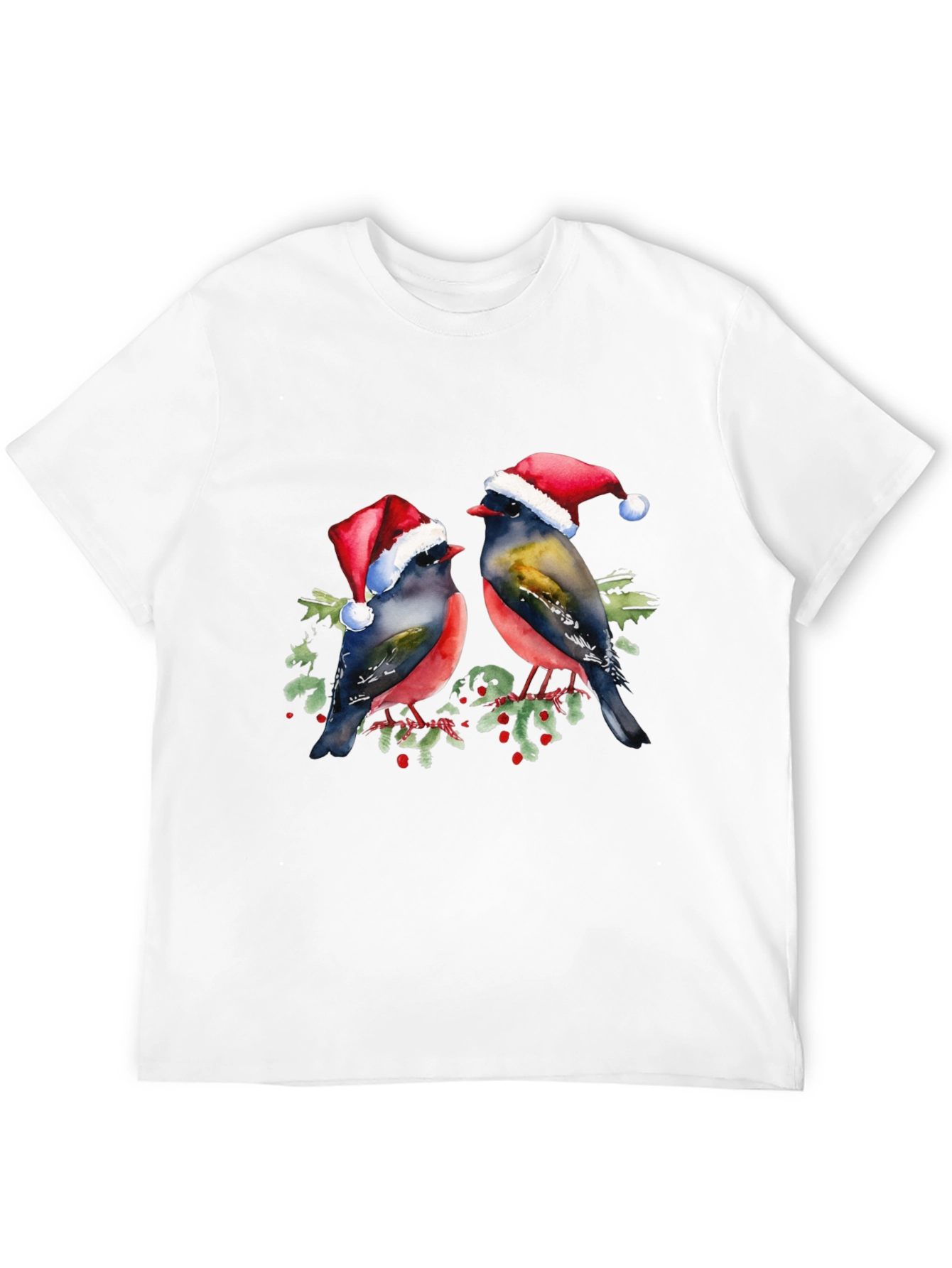 Festive Robin Holiday T-Shirt