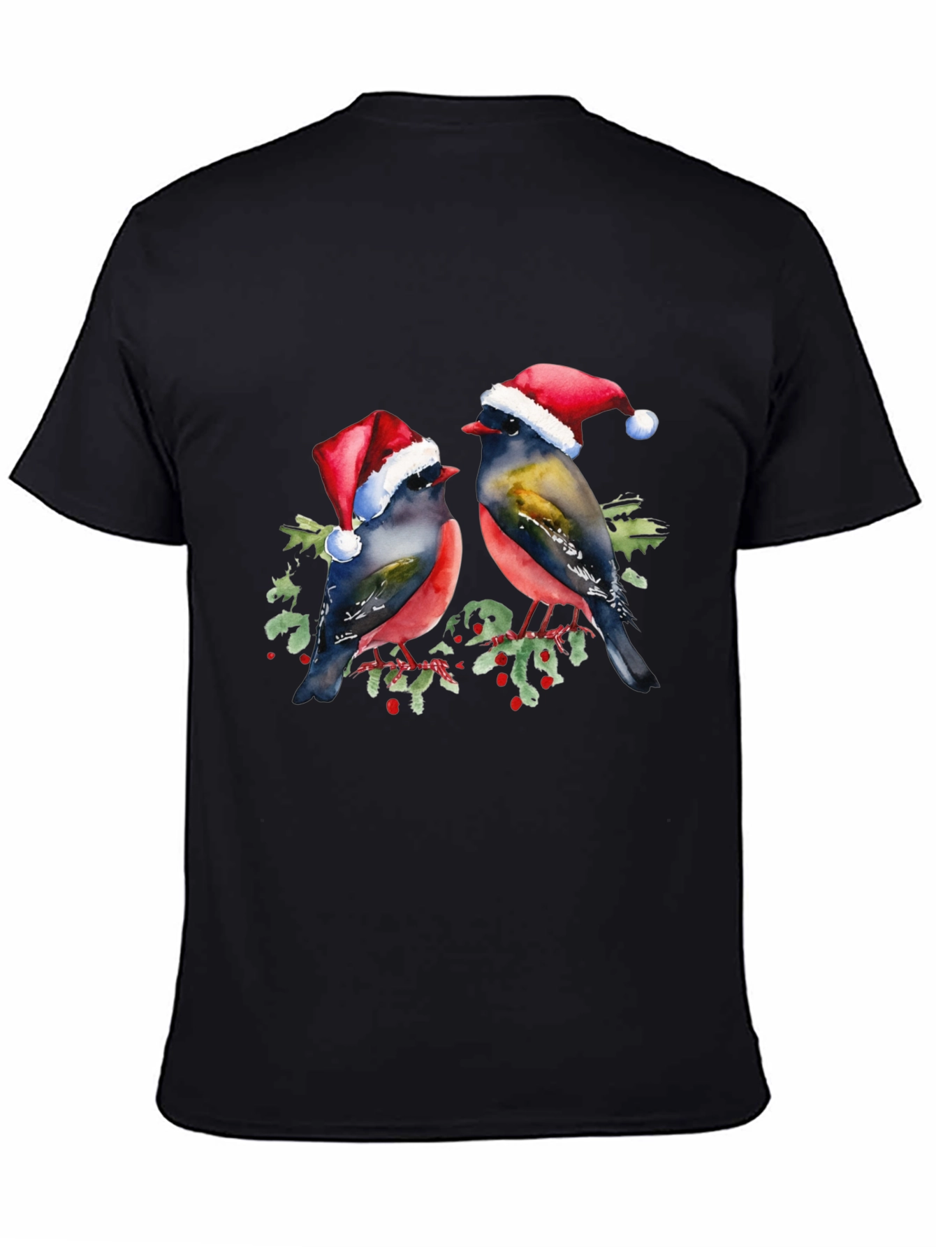 Festive Robin Holiday T-Shirt
