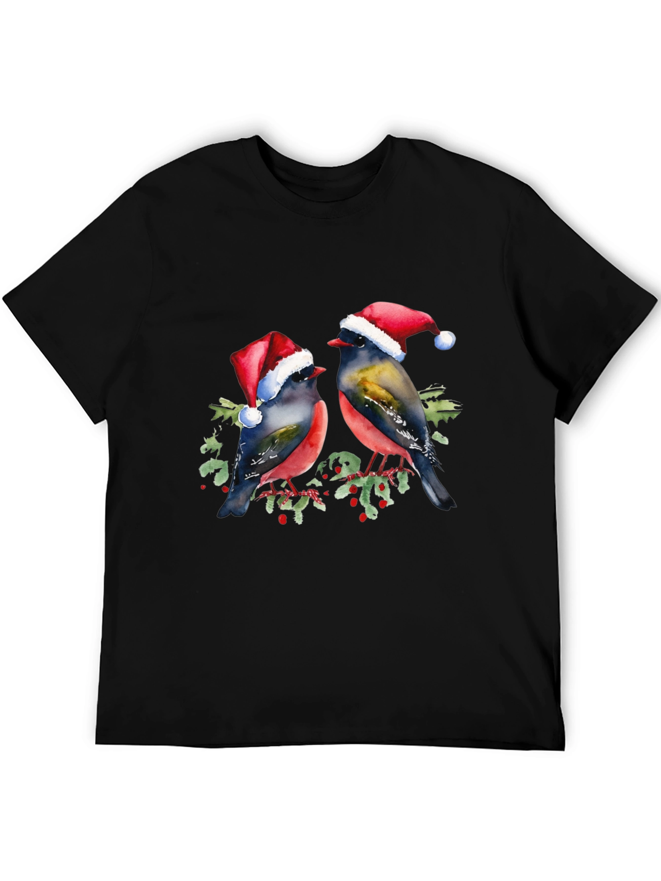 Festive Robin Holiday T-Shirt