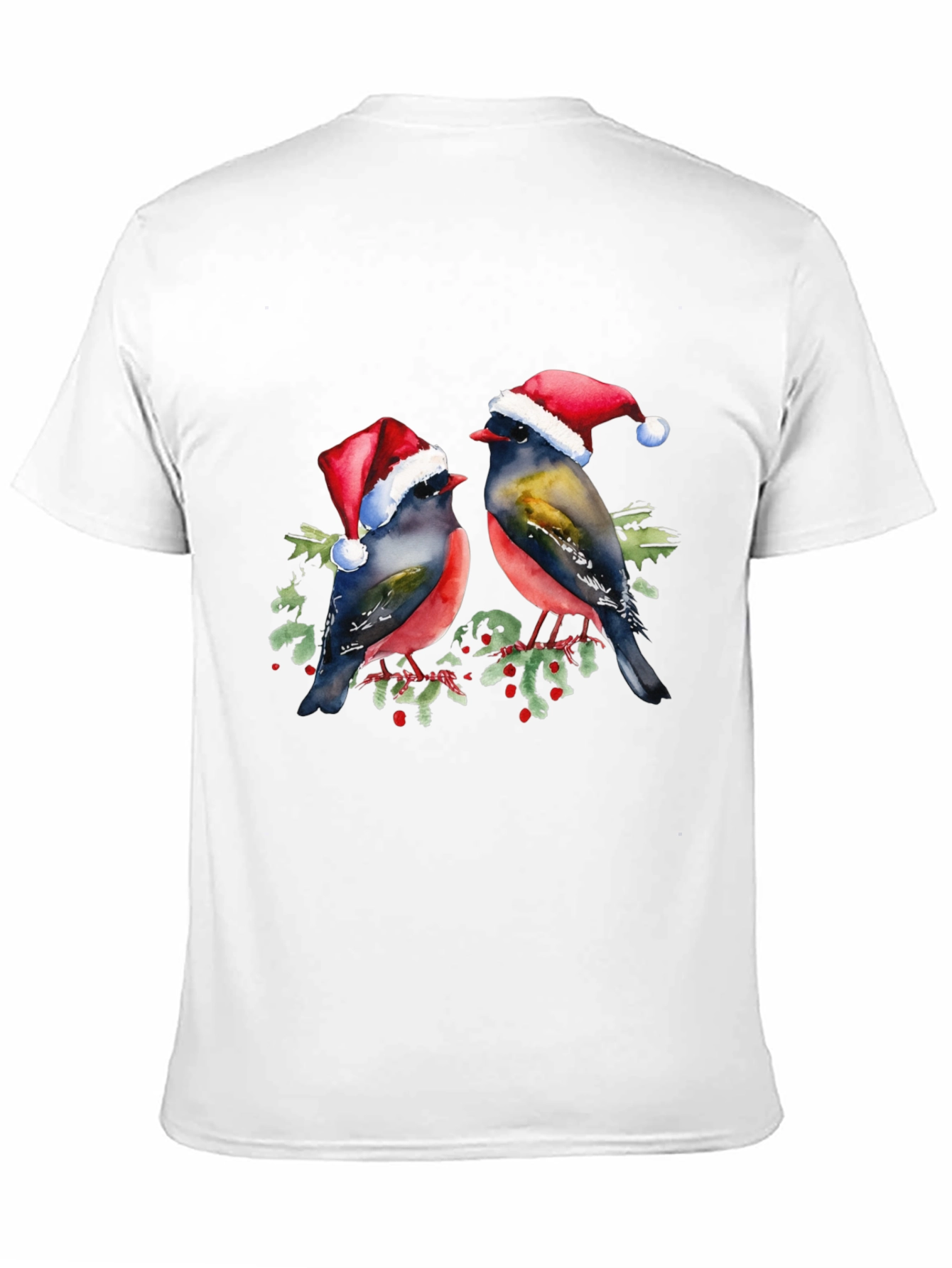 Festive Robin Holiday T-Shirt