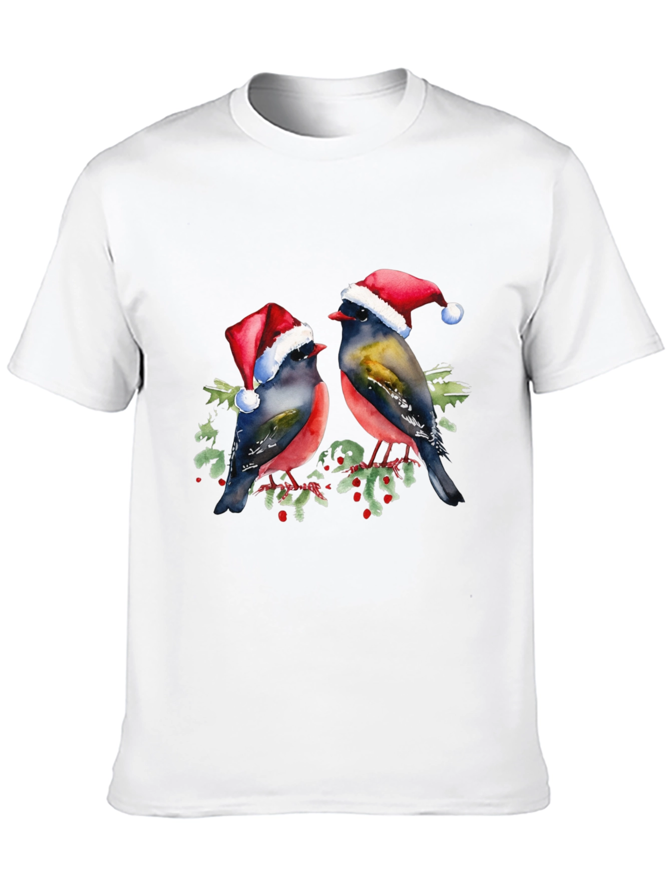 Festive Robin Holiday T-Shirt