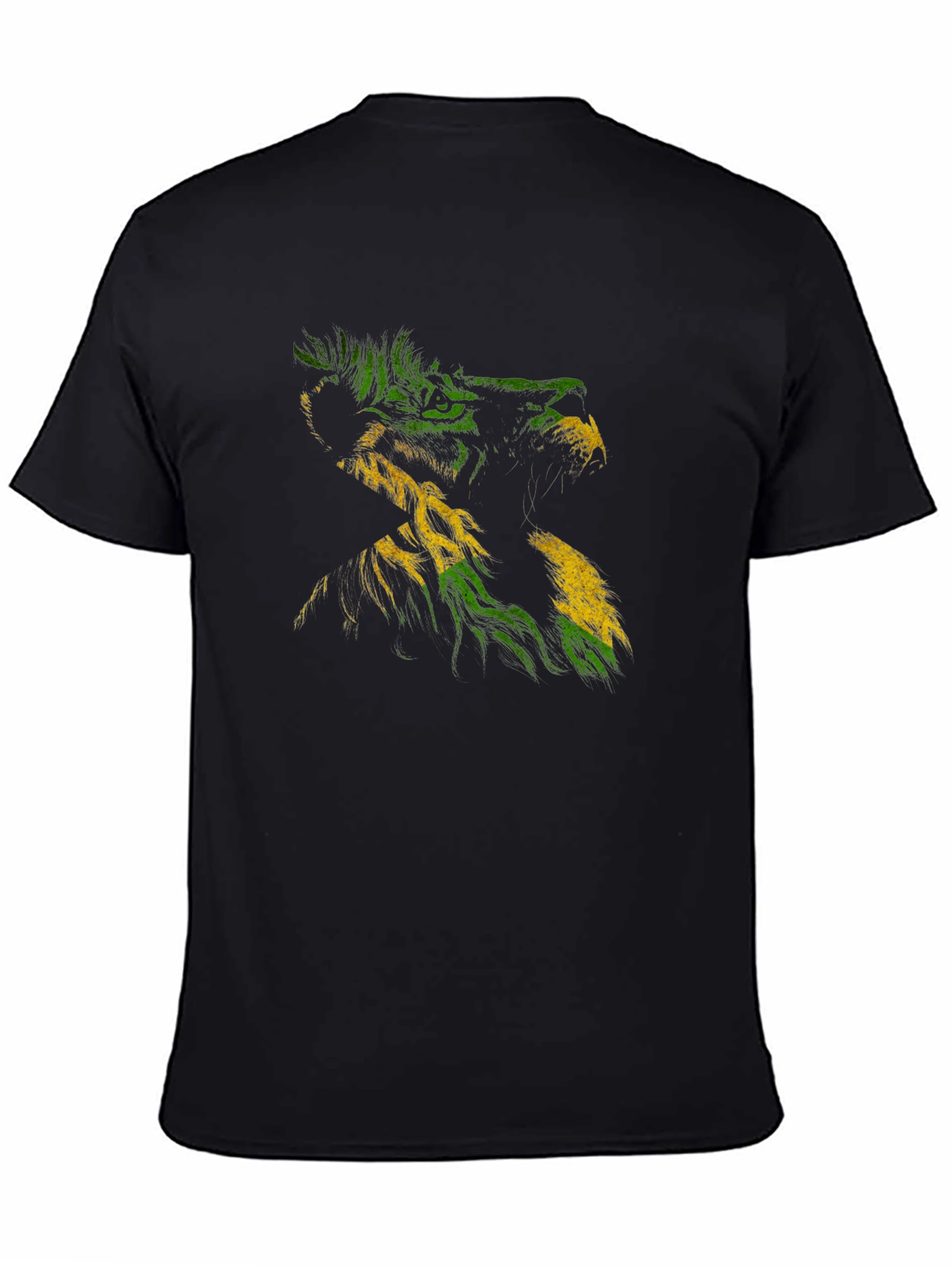 Rasta Lion Black T-Shirt