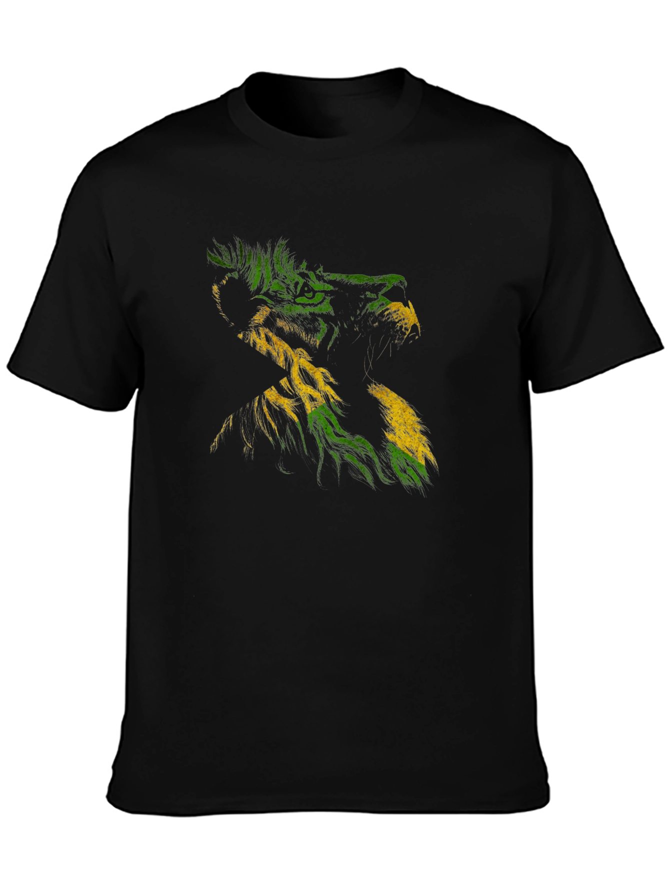 Rasta Lion Black T-Shirt