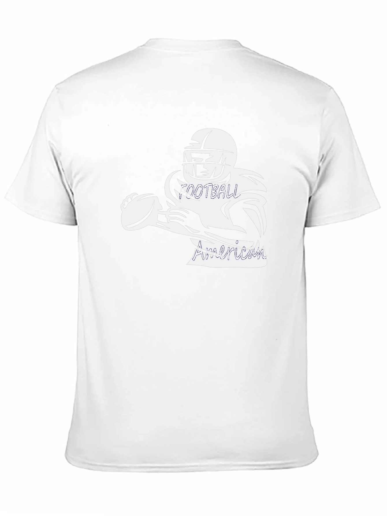 American Football Graphic Tee - Black