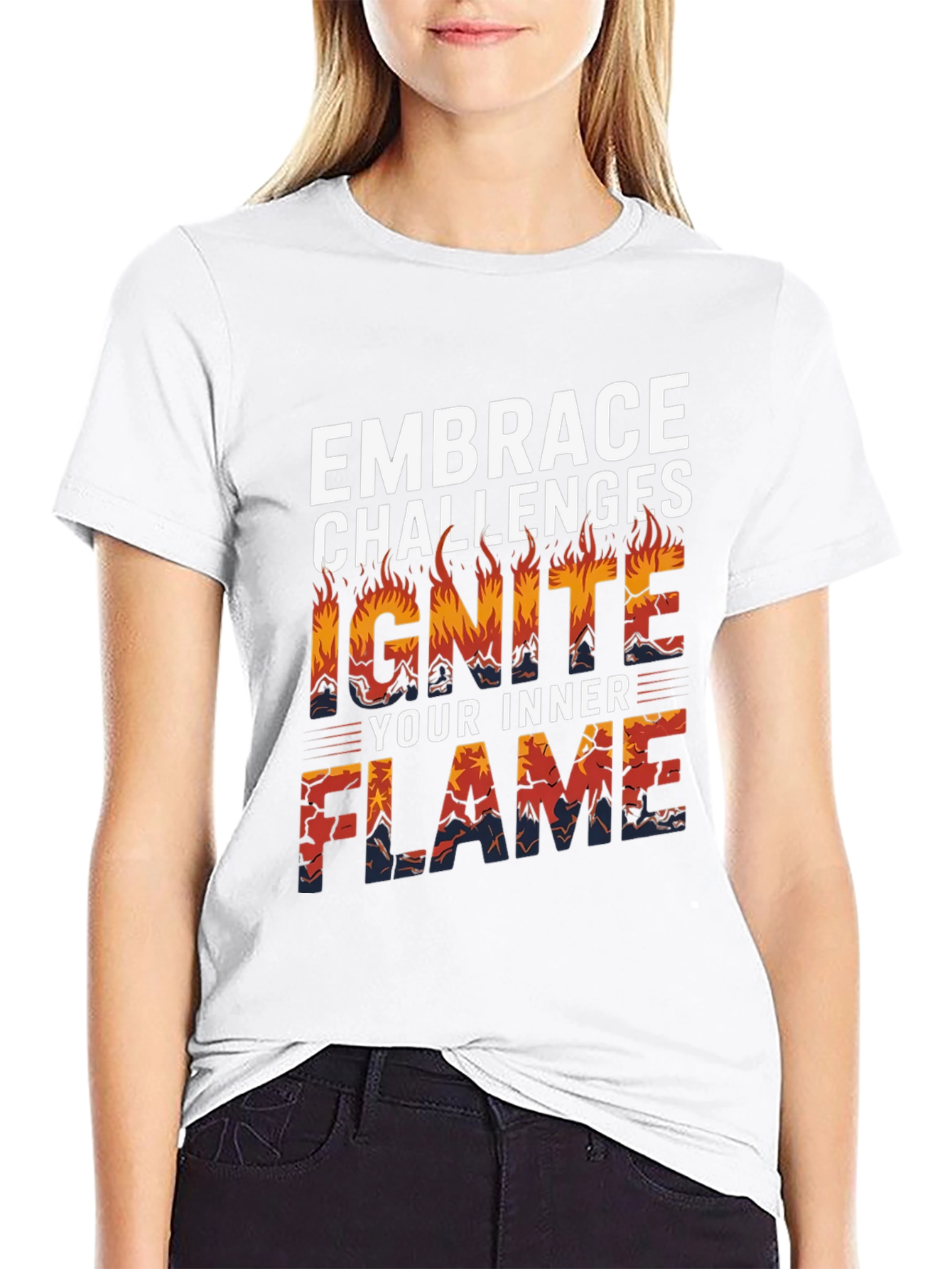 Embrace Challenges Graphic T-Shirt