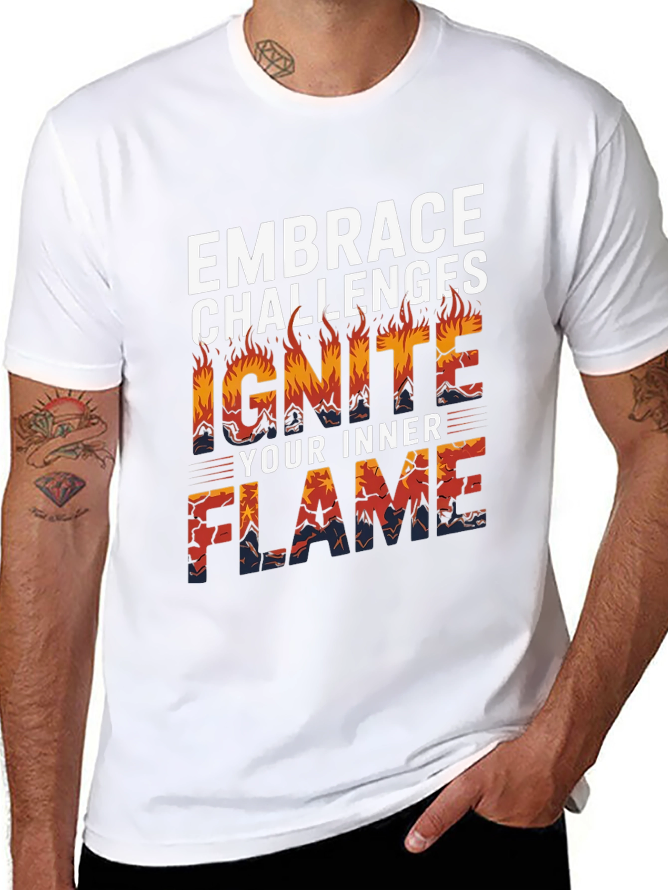 Embrace Challenges Graphic T-Shirt