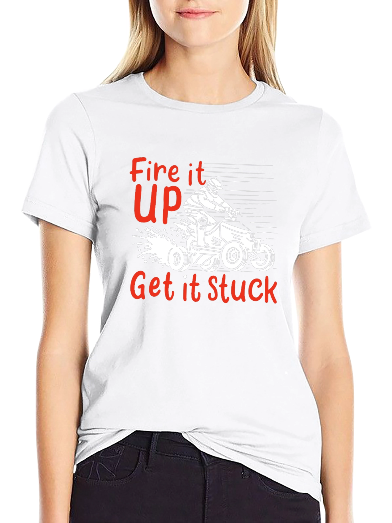 Fire it Up T-Shirt | Off-Road ATV Design