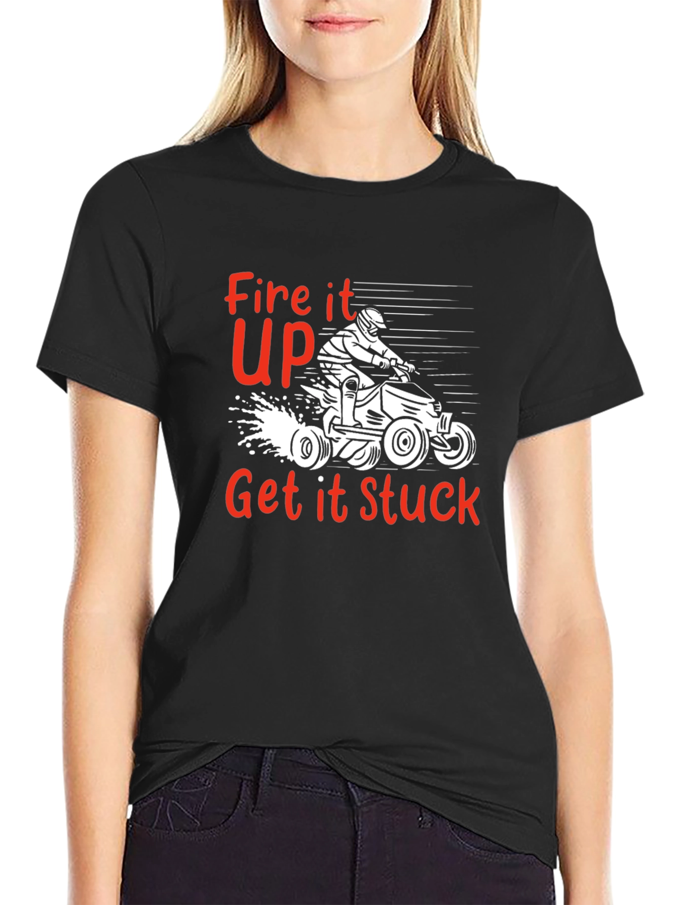 Fire it Up T-Shirt | Off-Road ATV Design