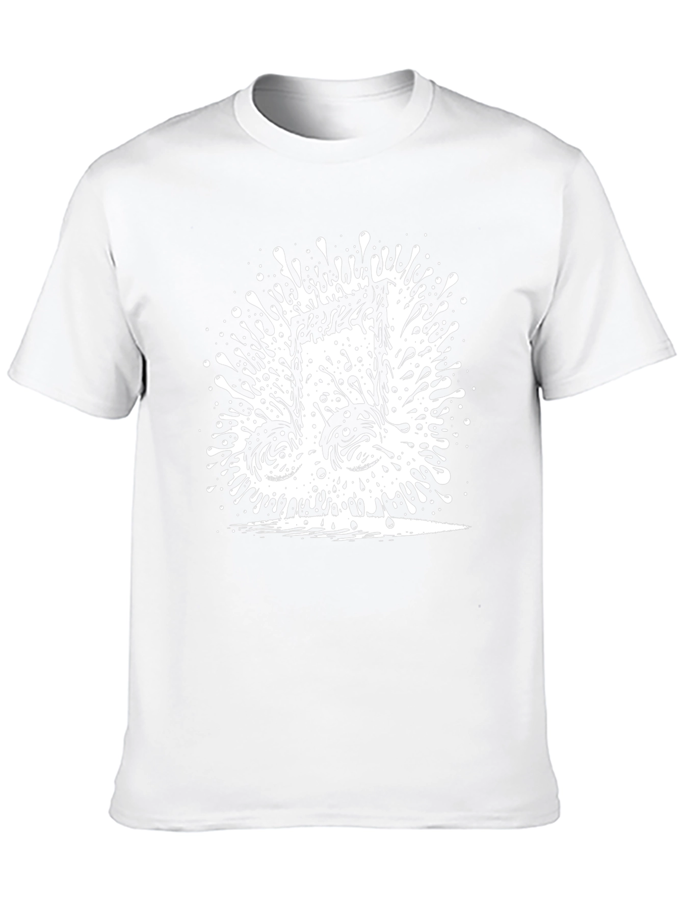 Musical Note Splash T-Shirt - Black