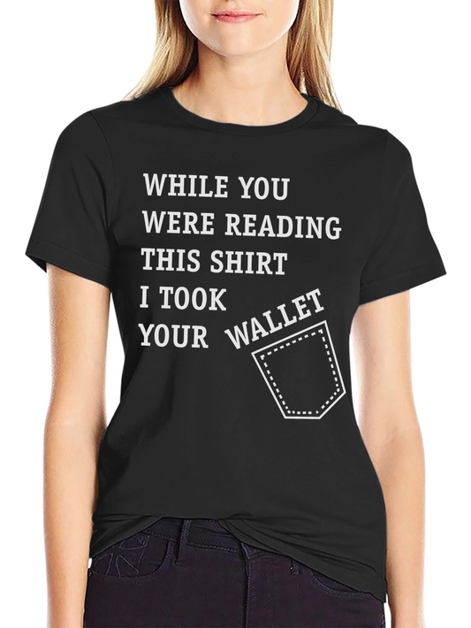 Funny Pickpocket T-Shirt - Read This!