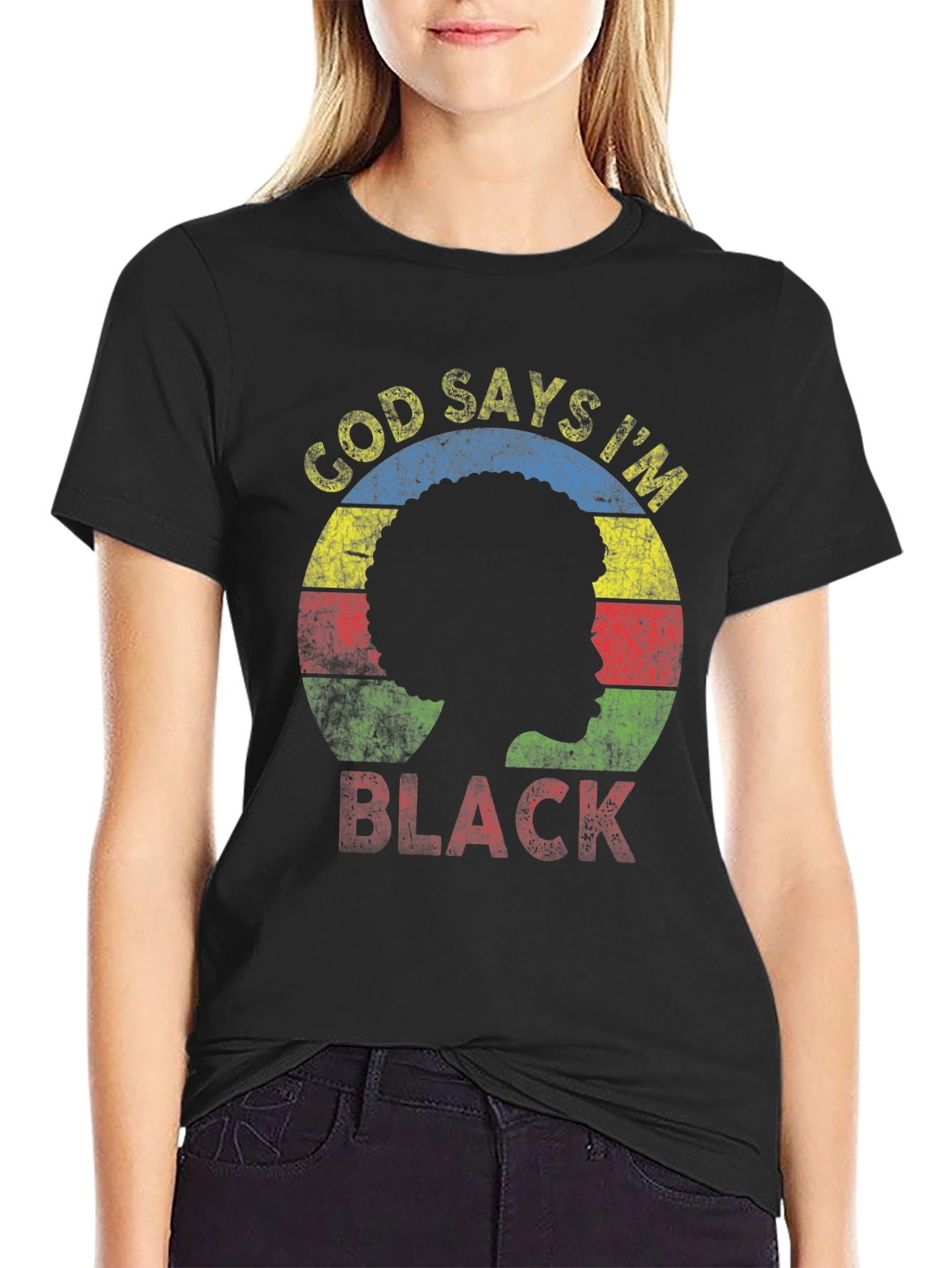 God Says Im Black T-Shirt