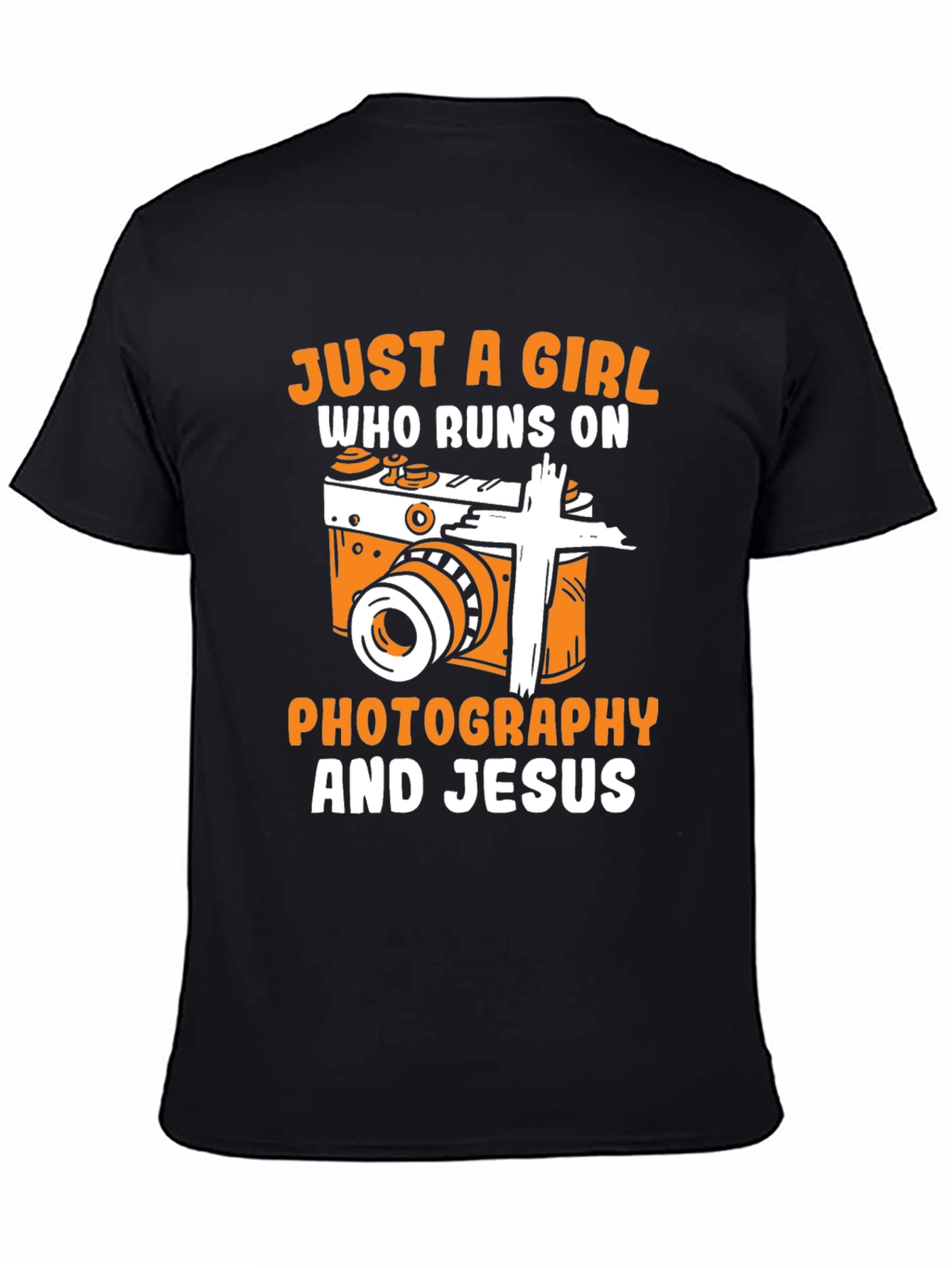 Girl Runs On Photography & Jesus T-Shirt