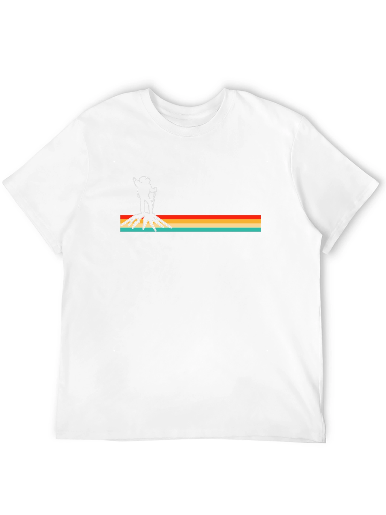 Retro Hiker Graphic T-Shirt - Black
