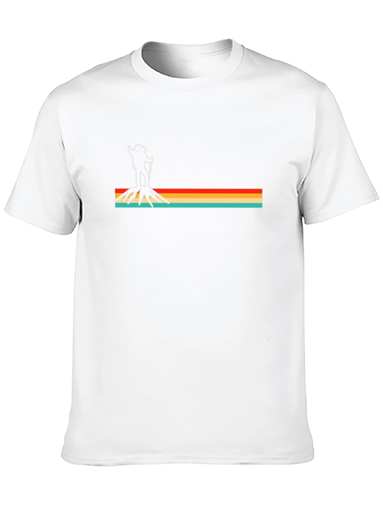 Retro Hiker Graphic T-Shirt - Black