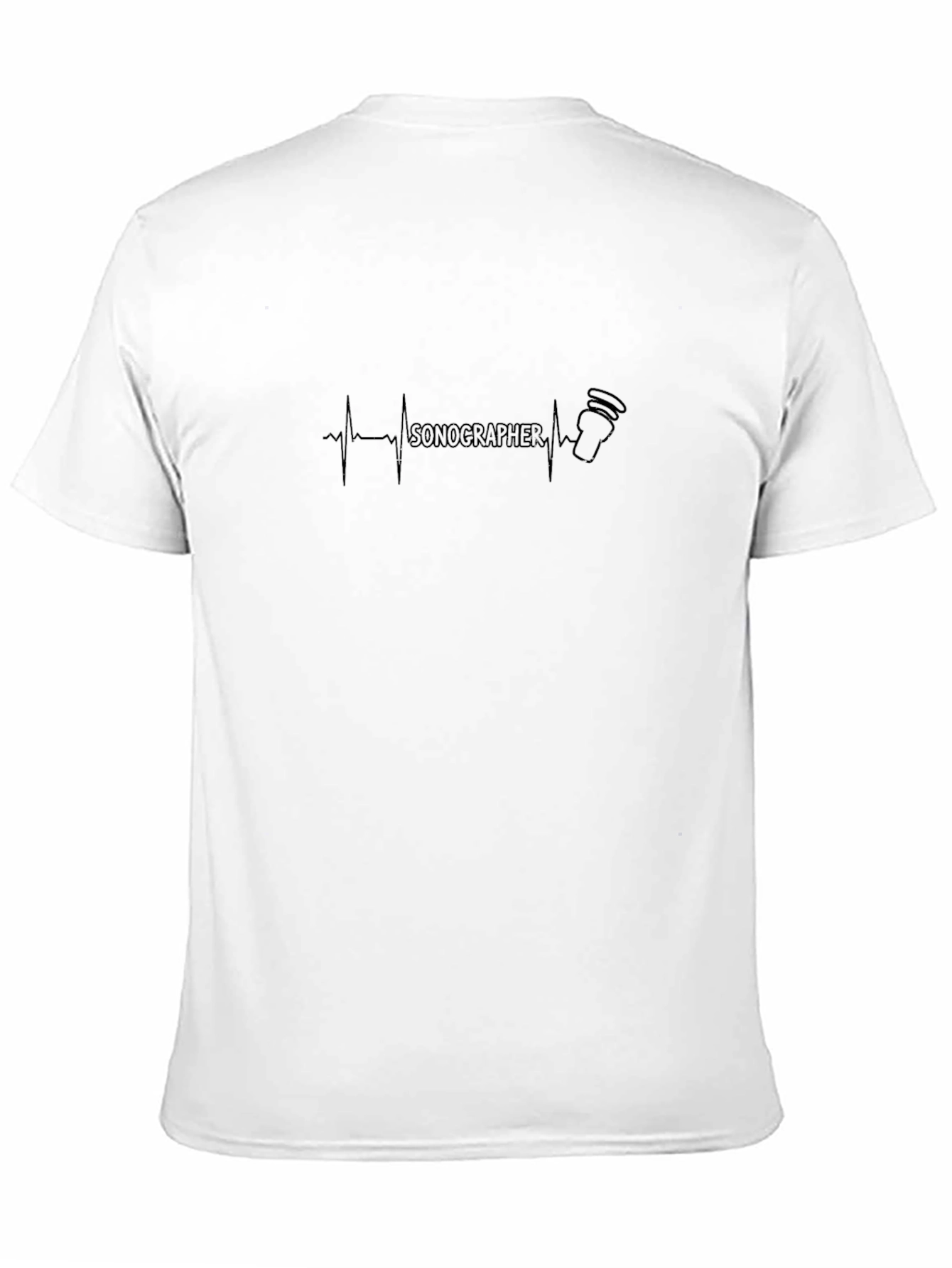 Sonographer Heartbeat Graphic Tee - Medical Professional Apparel