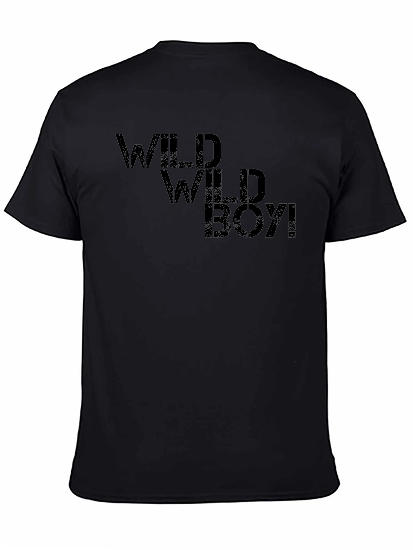 Wild Boy Graphic T-Shirt - Mens Black Tee