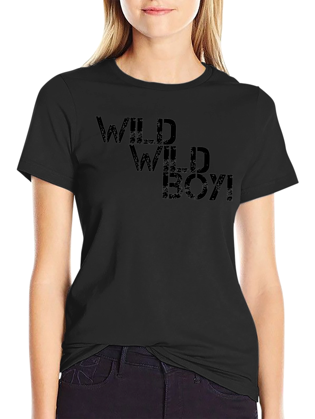 Wild Boy Graphic T-Shirt - Mens Black Tee