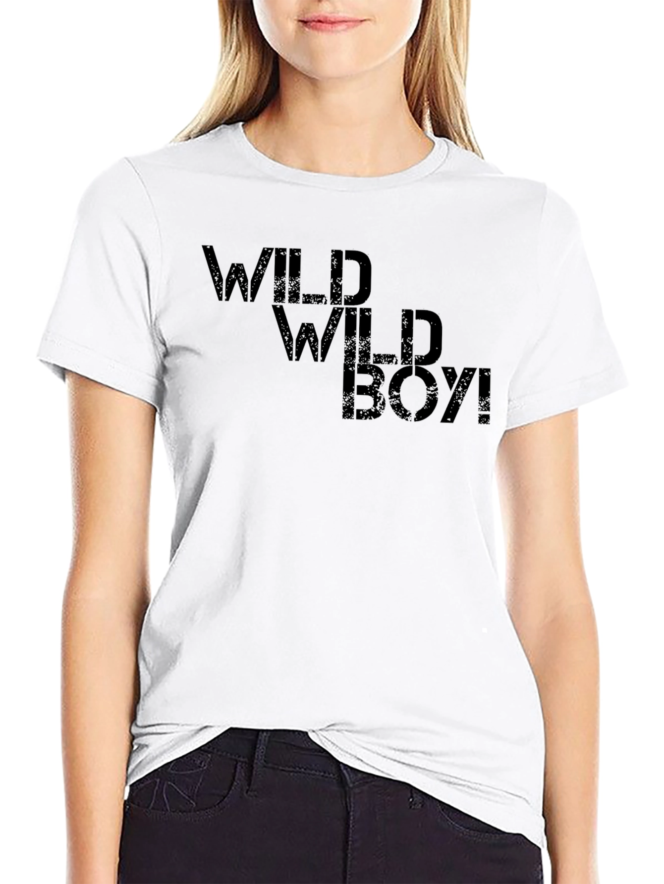 Wild Boy Graphic T-Shirt - Mens Black Tee