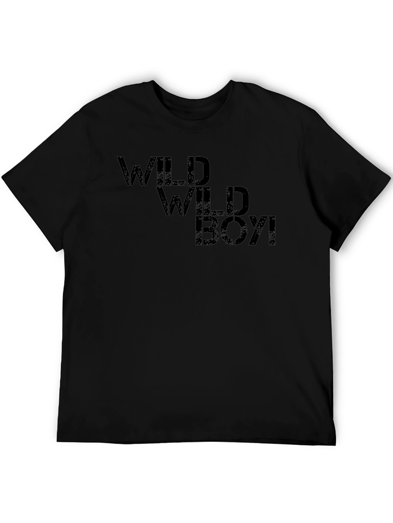 Wild Boy Graphic T-Shirt - Mens Black Tee