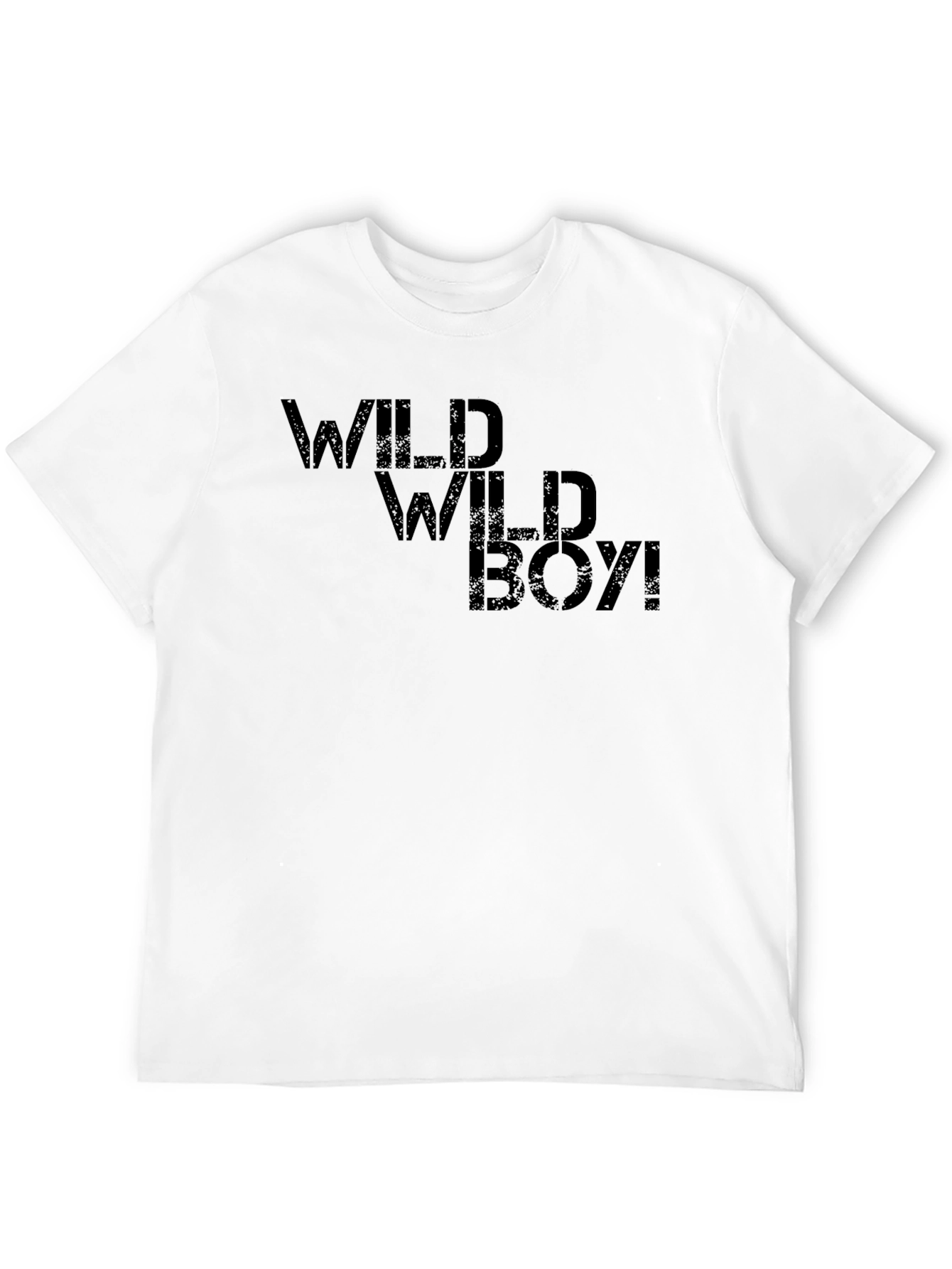 Wild Boy Graphic T-Shirt - Mens Black Tee