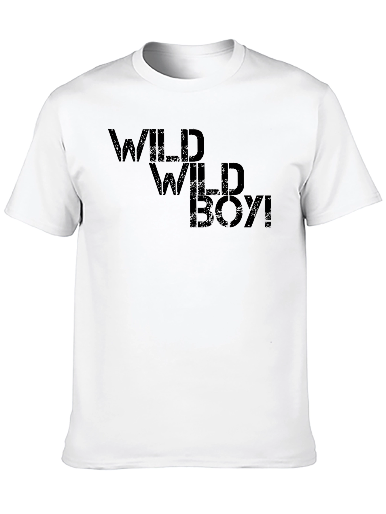 Wild Boy Graphic T-Shirt - Mens Black Tee