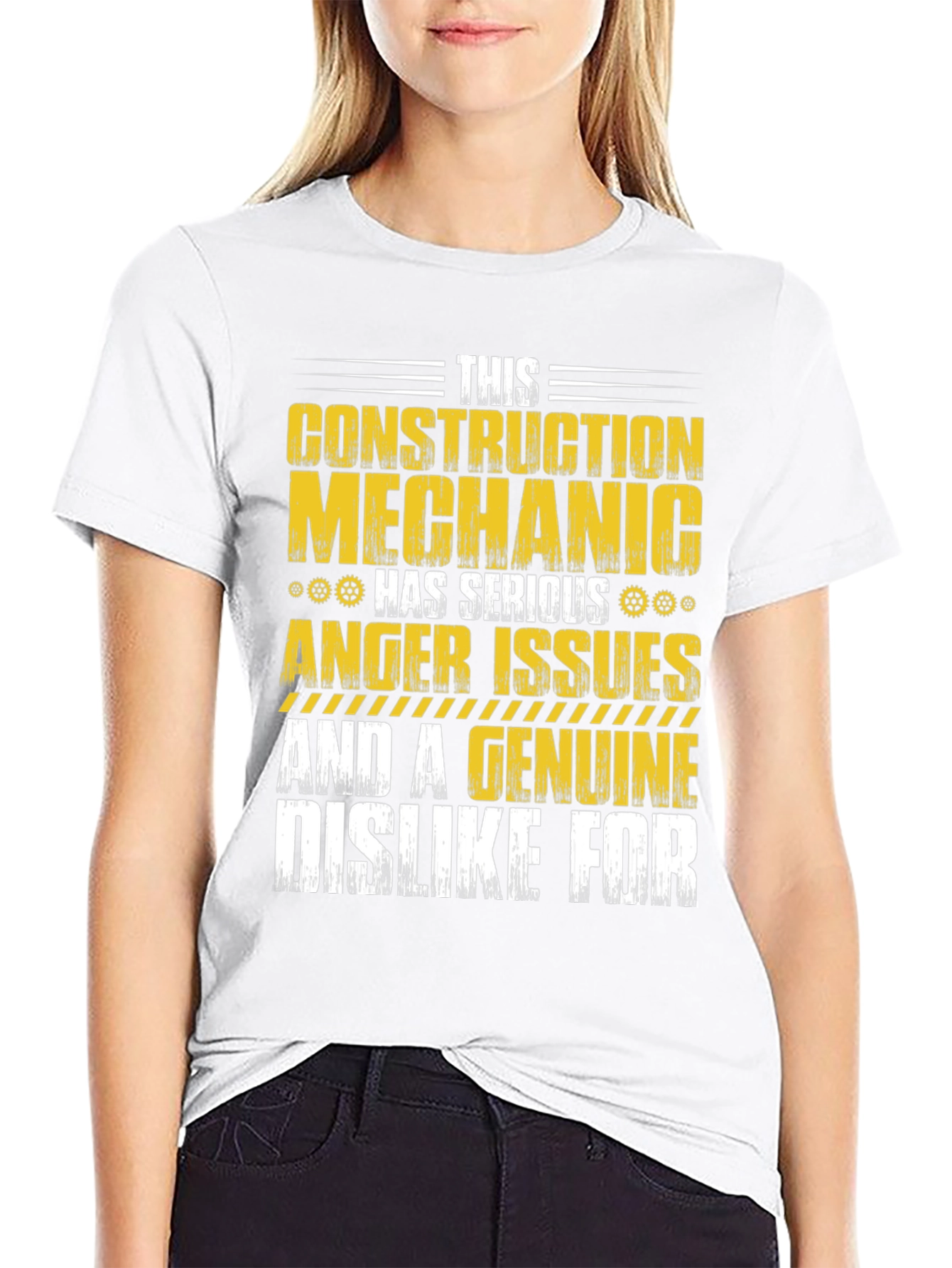 Construction Mechanic Anger Issues T-Shirt