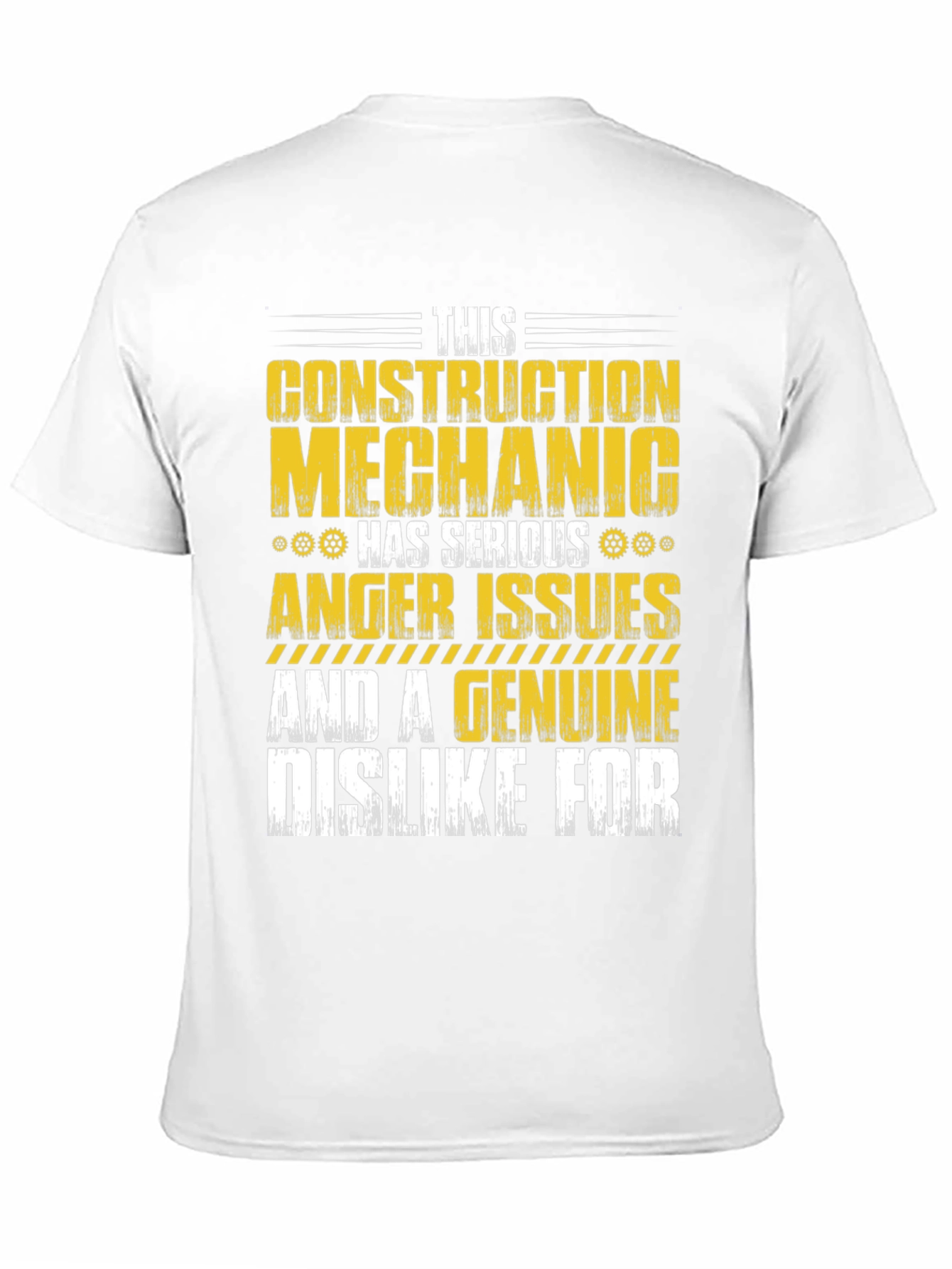 Construction Mechanic Anger Issues T-Shirt