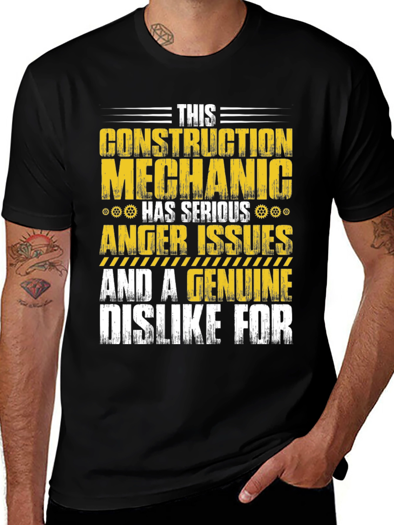 Construction Mechanic Anger Issues T-Shirt