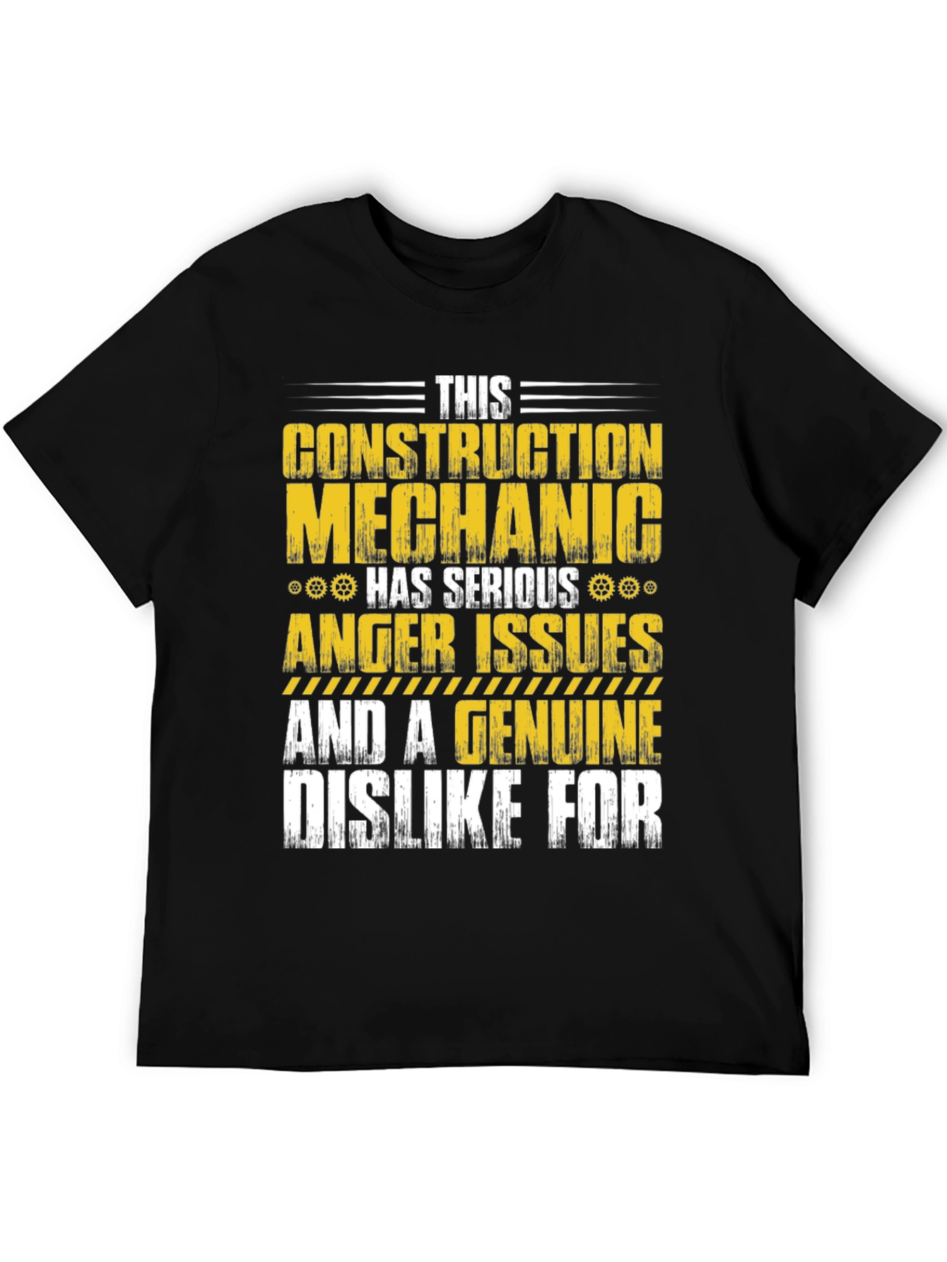 Construction Mechanic Anger Issues T-Shirt