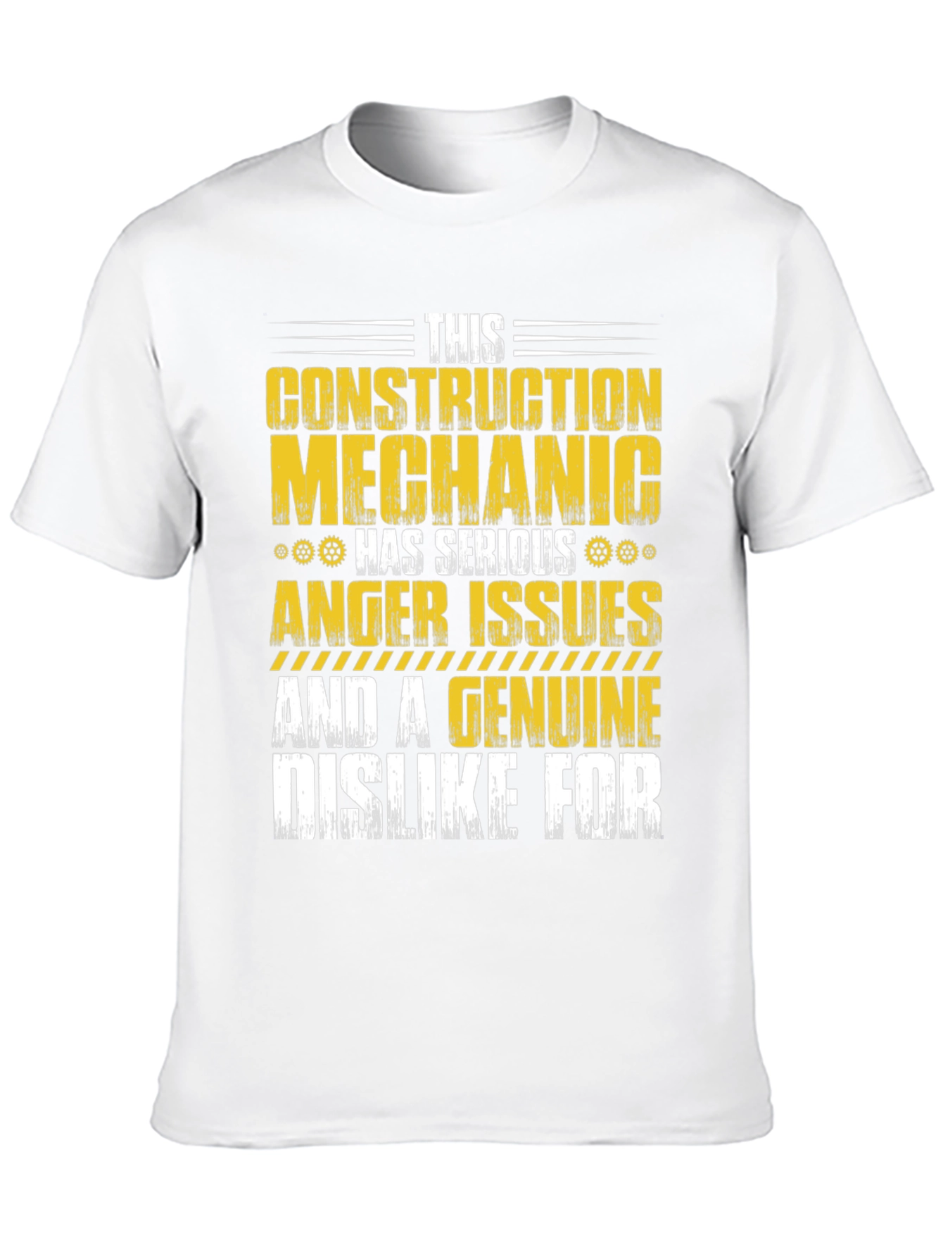 Construction Mechanic Anger Issues T-Shirt