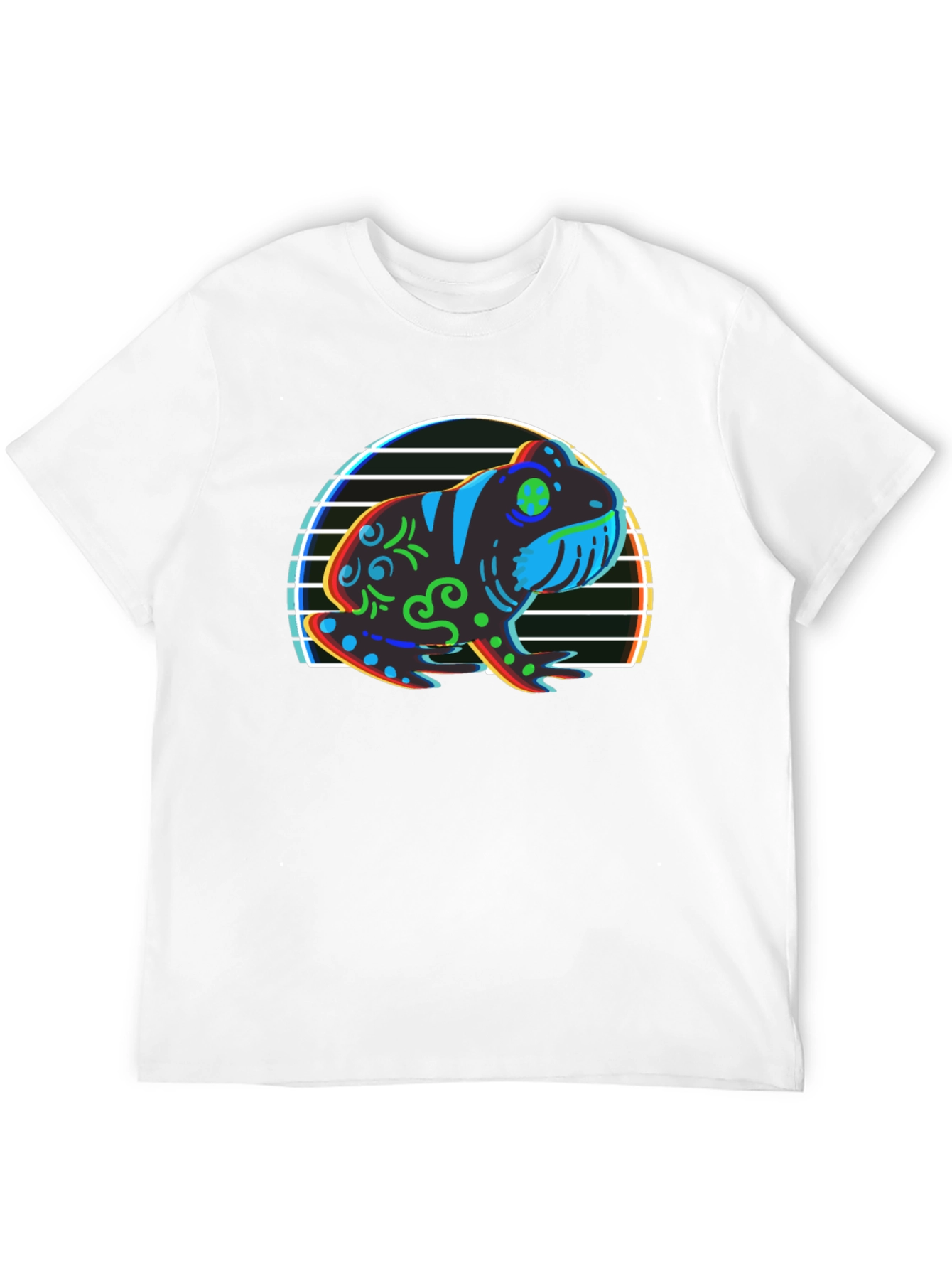 Retro Frog Graphic T-Shirt - Unique Design