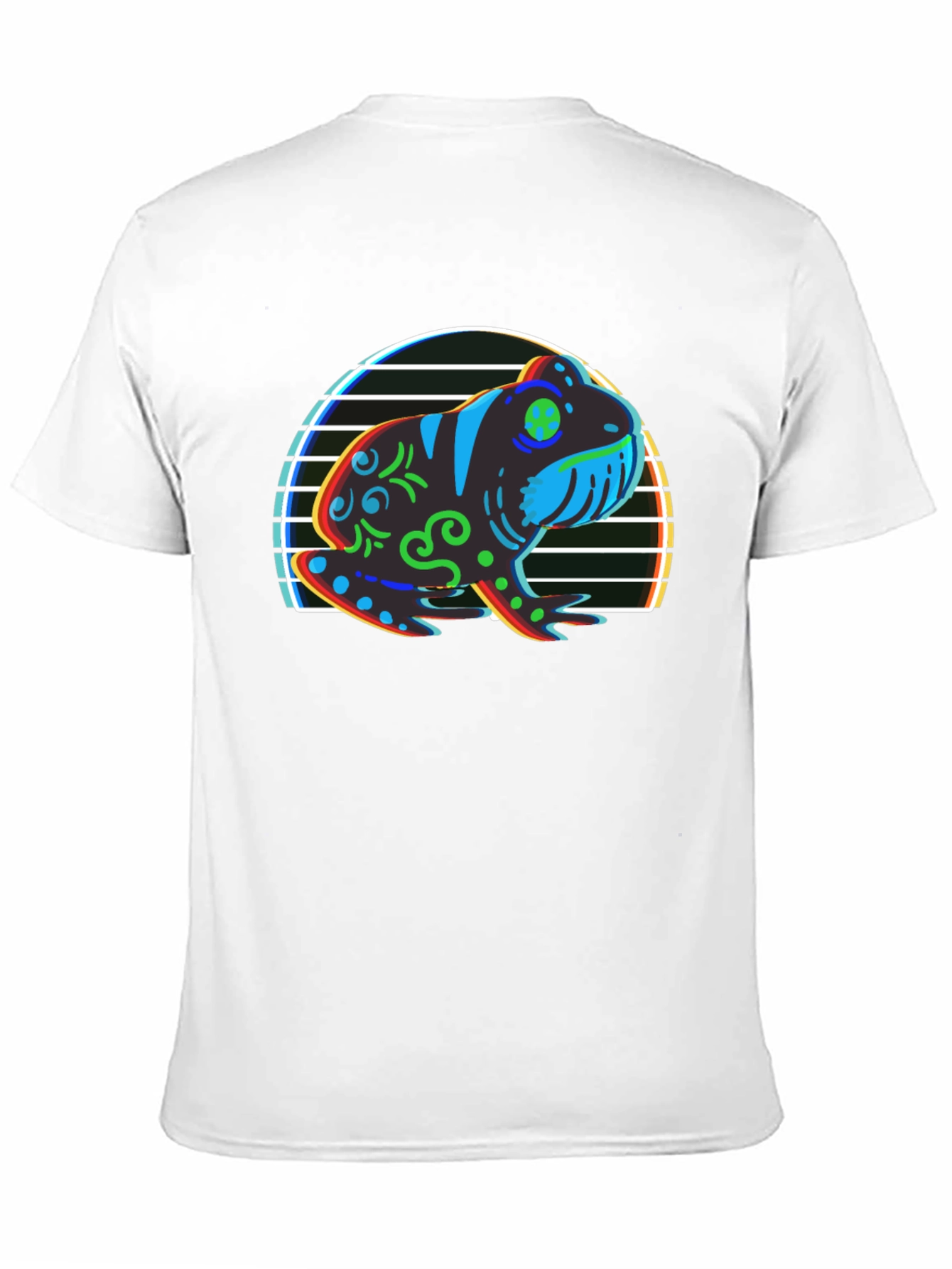 Retro Frog Graphic T-Shirt - Unique Design