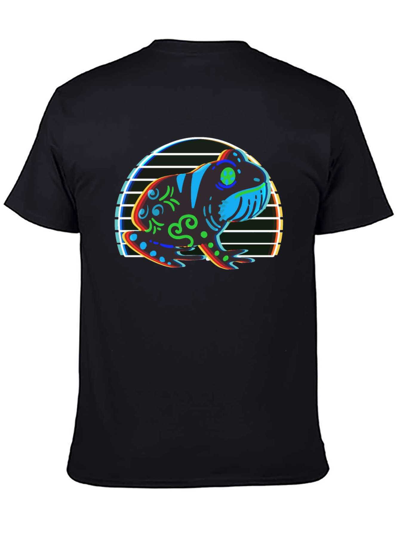 Retro Frog Graphic T-Shirt - Unique Design